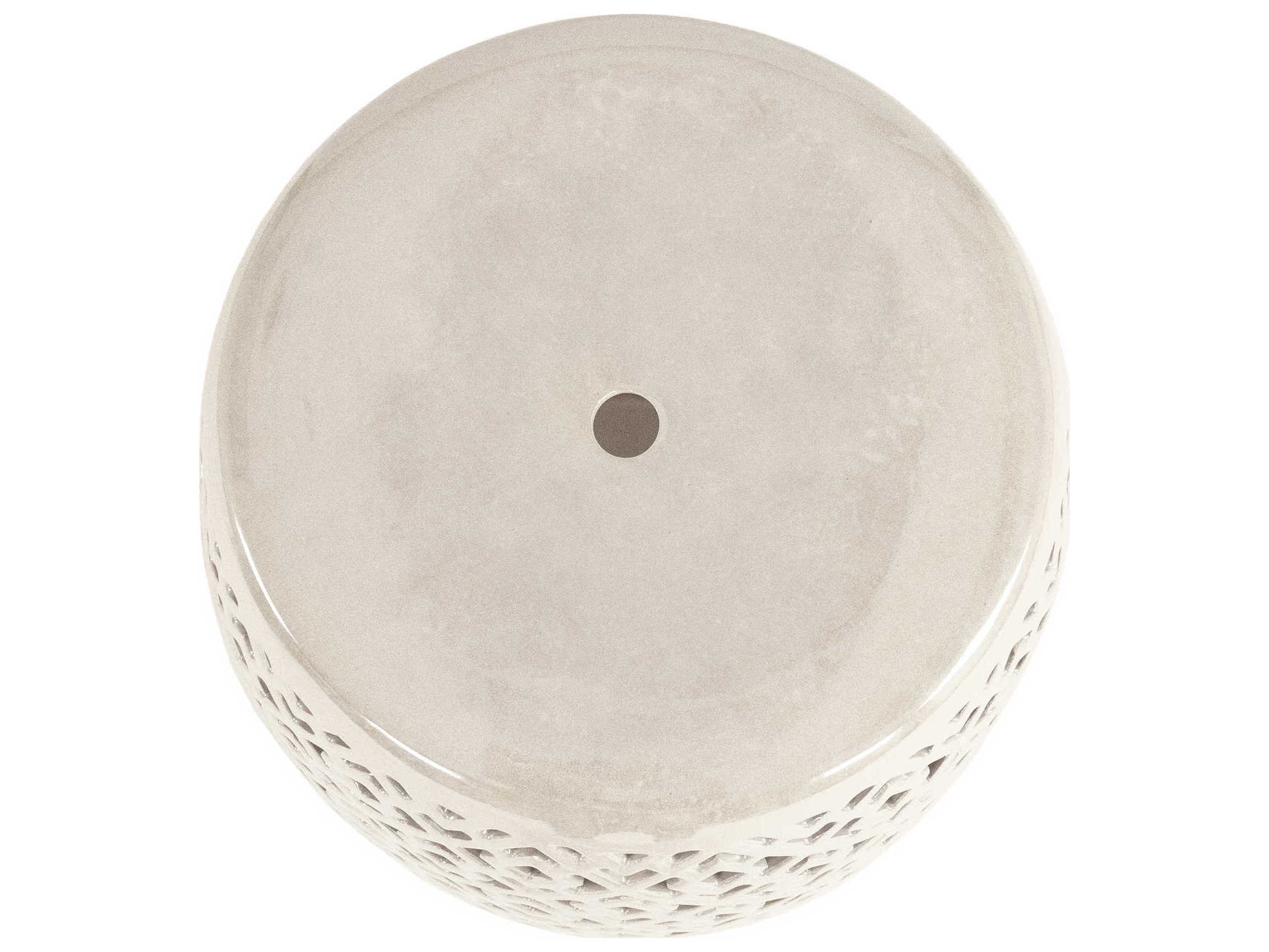 Zentique Iridescent Grey Gray Accent Stool