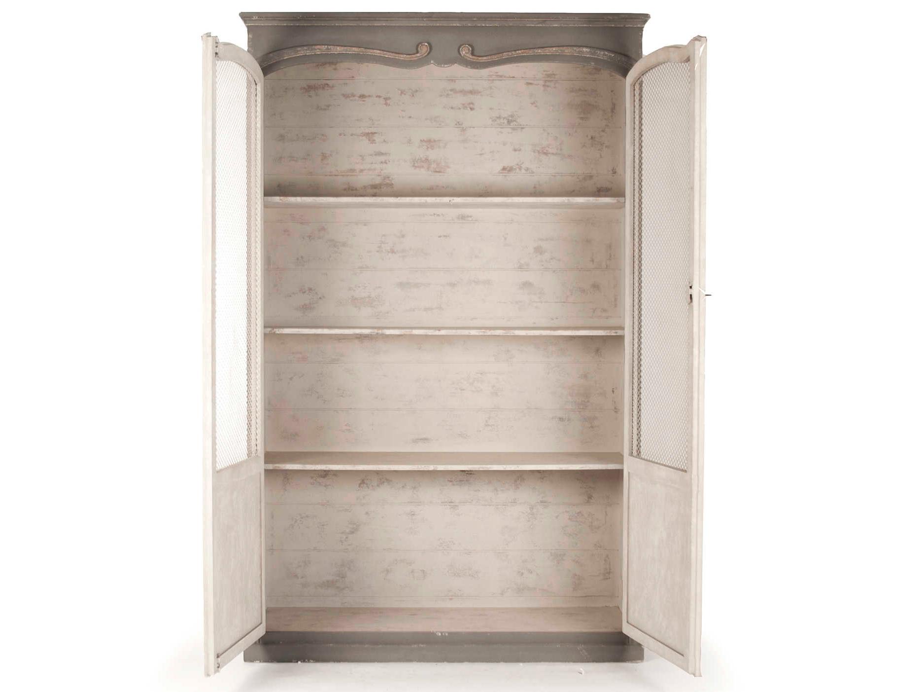 Zentique Pine Wood Display Cabinet