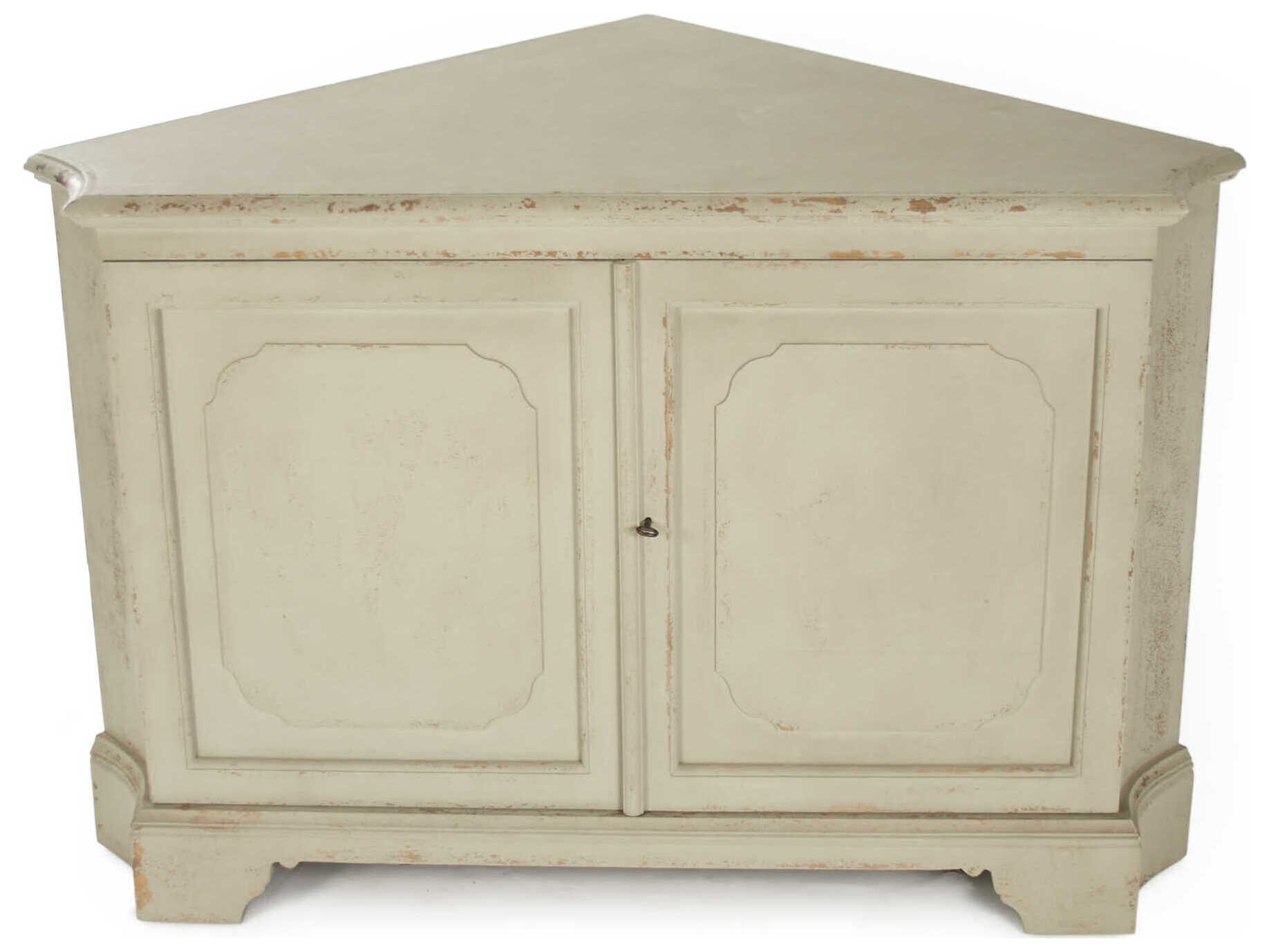 Zentique Dennis Pine Wood Display Cabinet