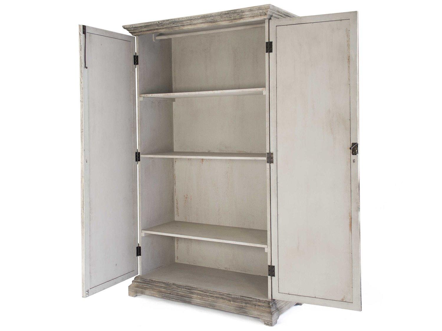 Zentique Pine Wood Display Cabinet