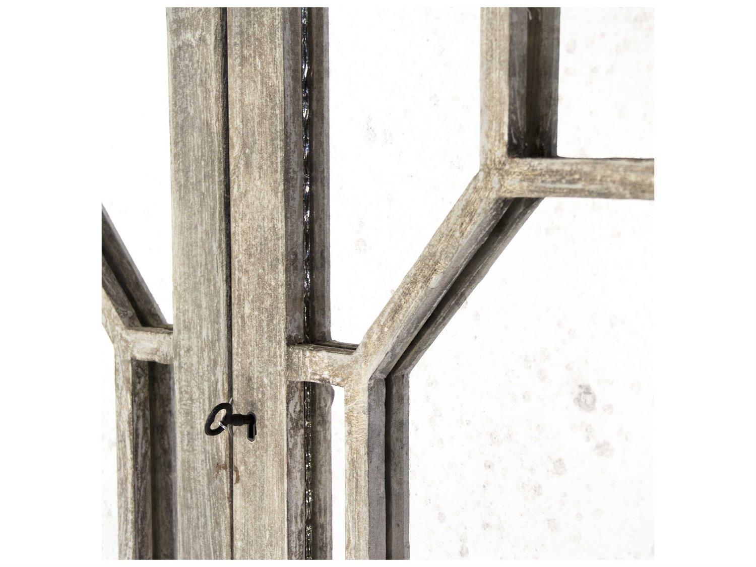 Zentique Pine Wood Display Cabinet