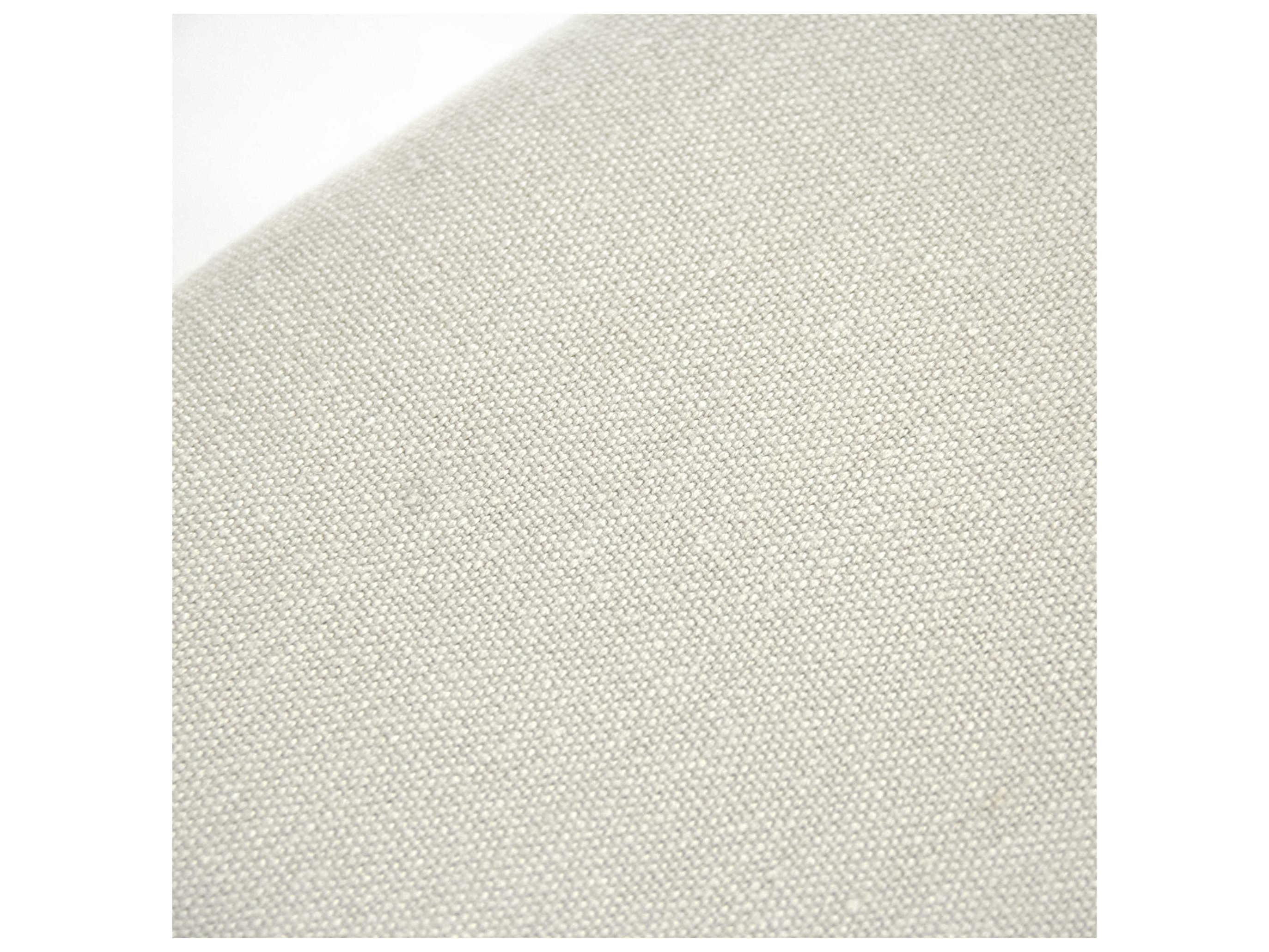 Zentique White Upholstered Accent Stool