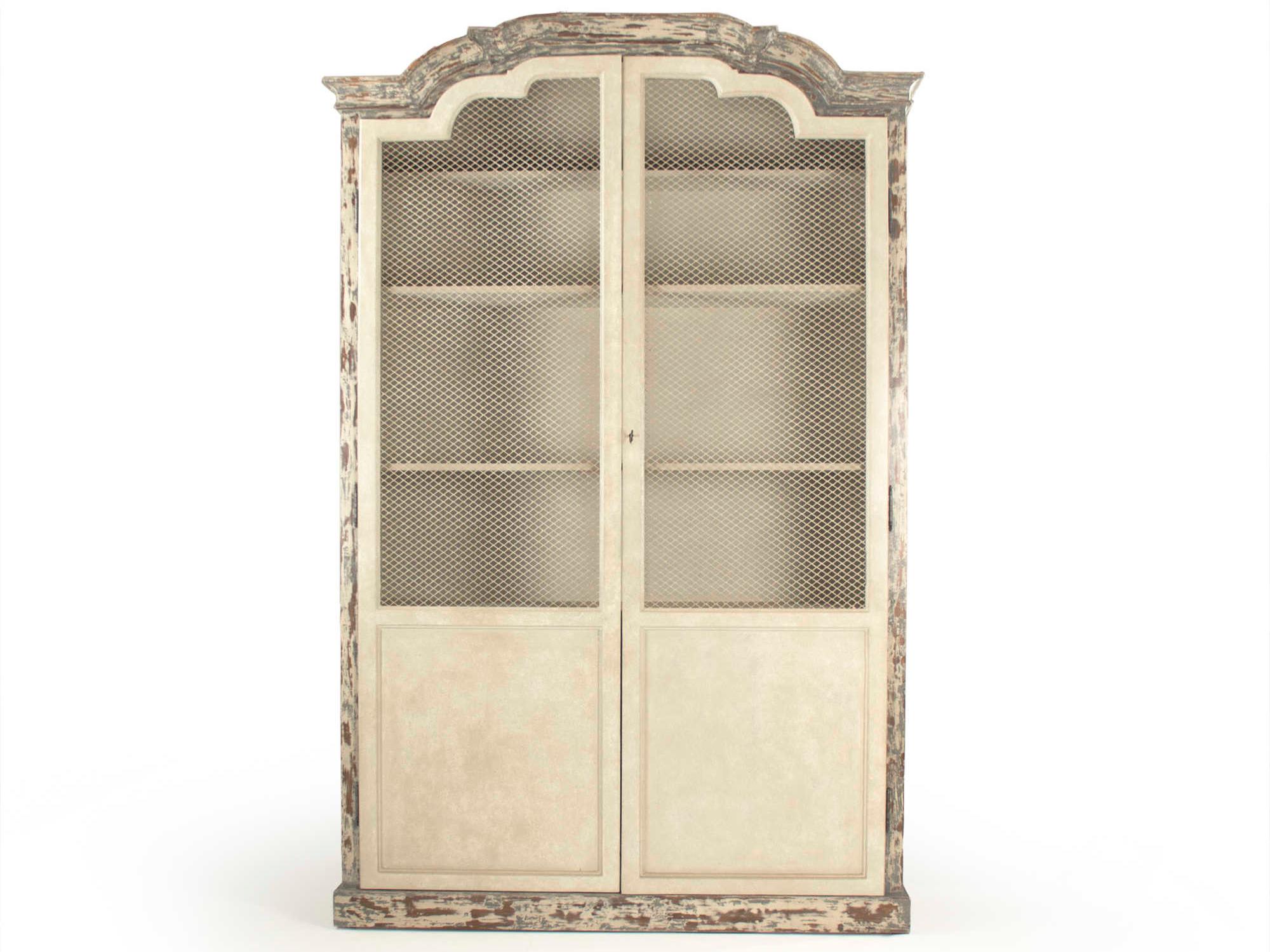 Zentique Pine Wood Display Cabinet