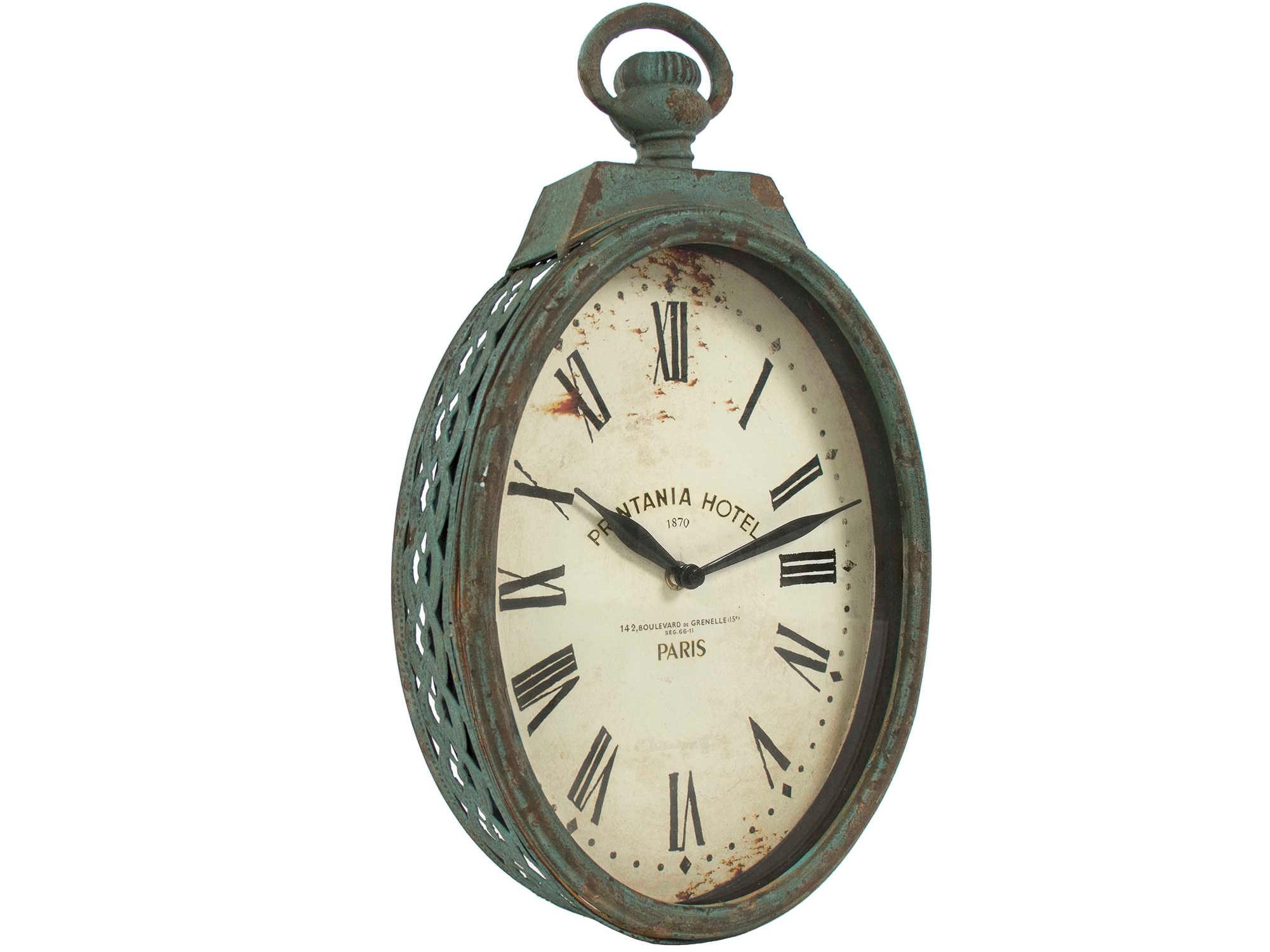 Zentique Antique Grey Clock