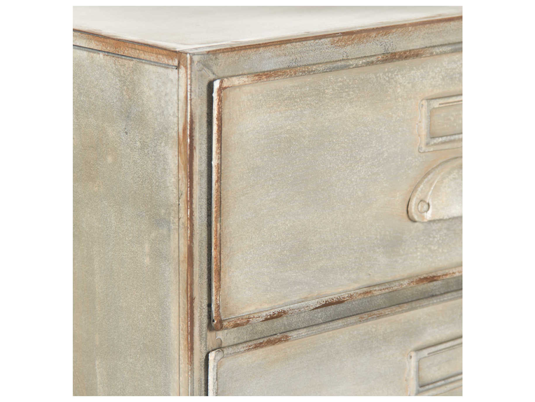 Zentique Antique Beige File Cabinet
