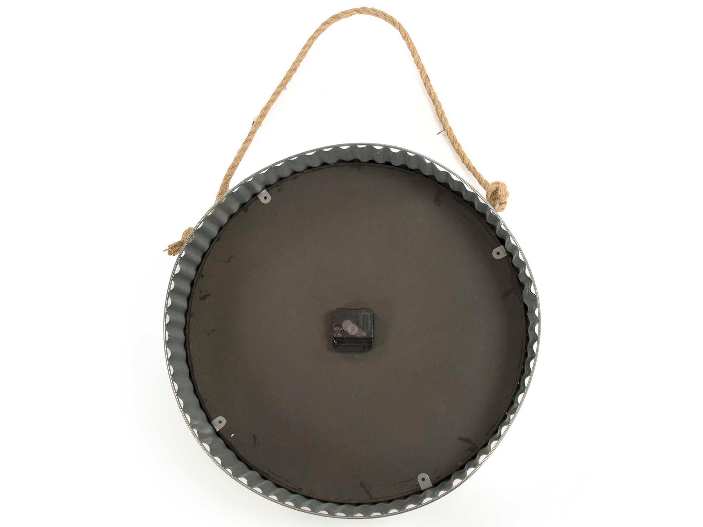 Zentique Antique Grey Bale Wall Clock