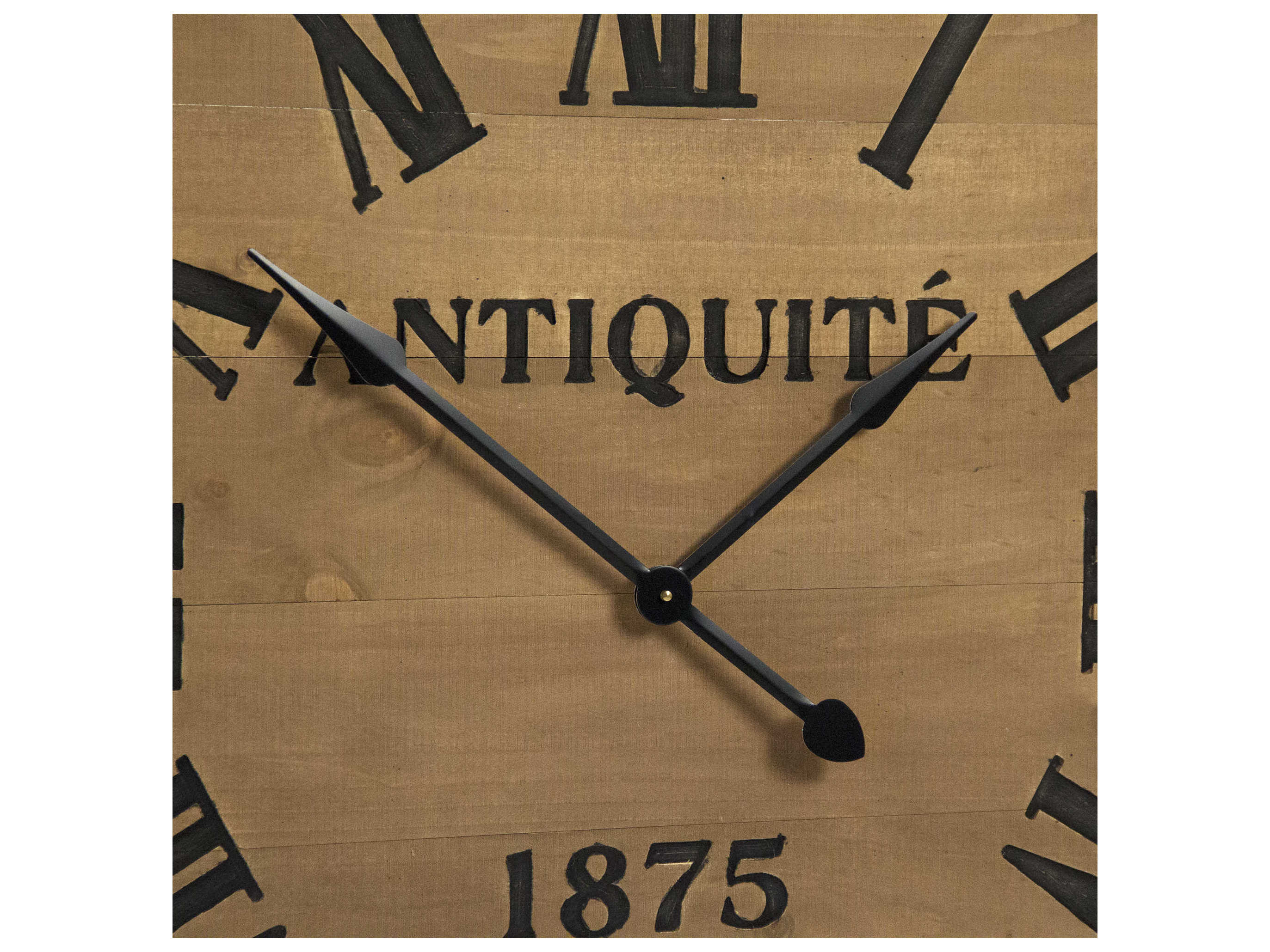 Zentique Natural / Dark Grey Alexis Wall Clock