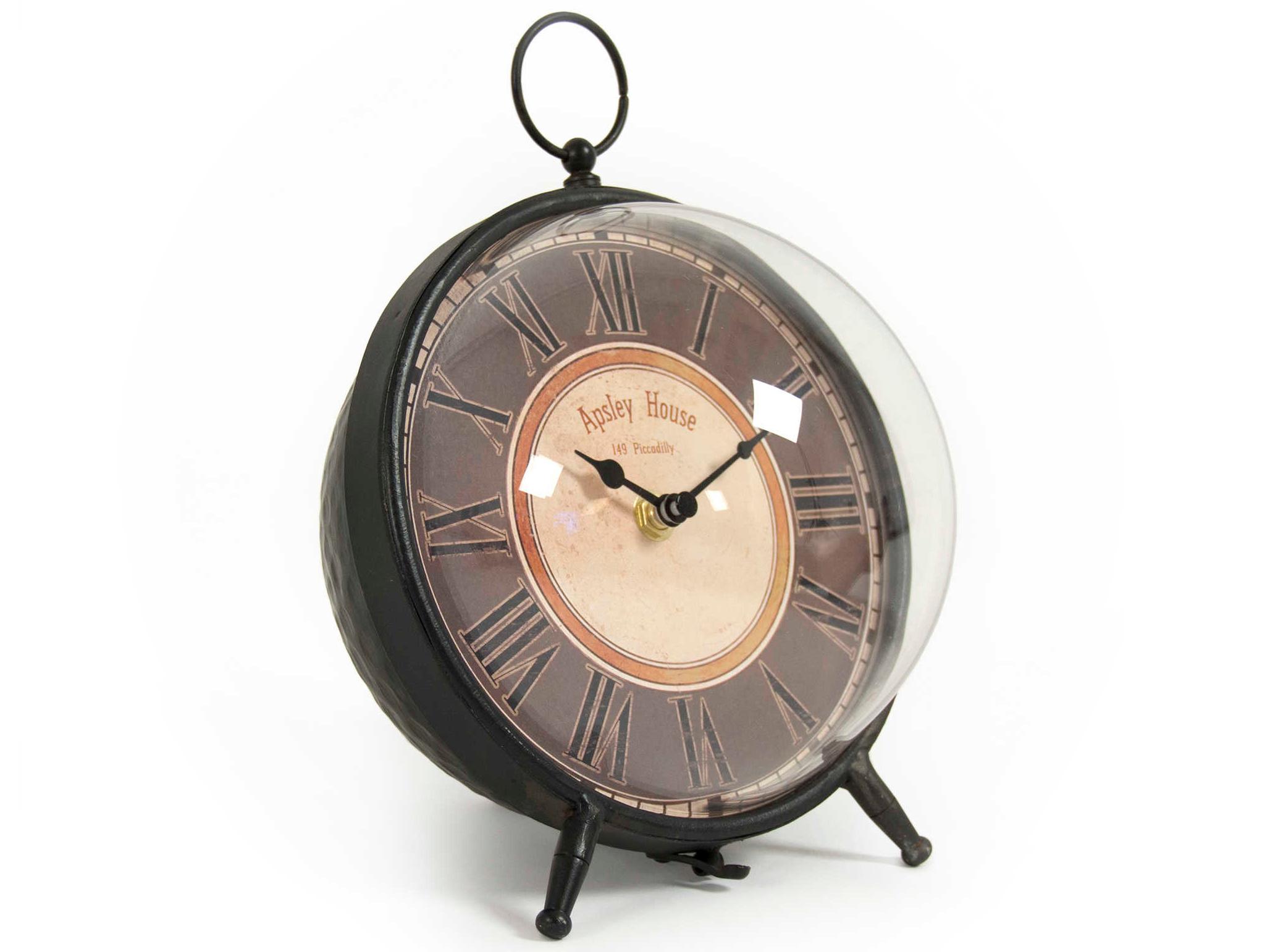 Zentique Dark Grey Round Iron Clock
