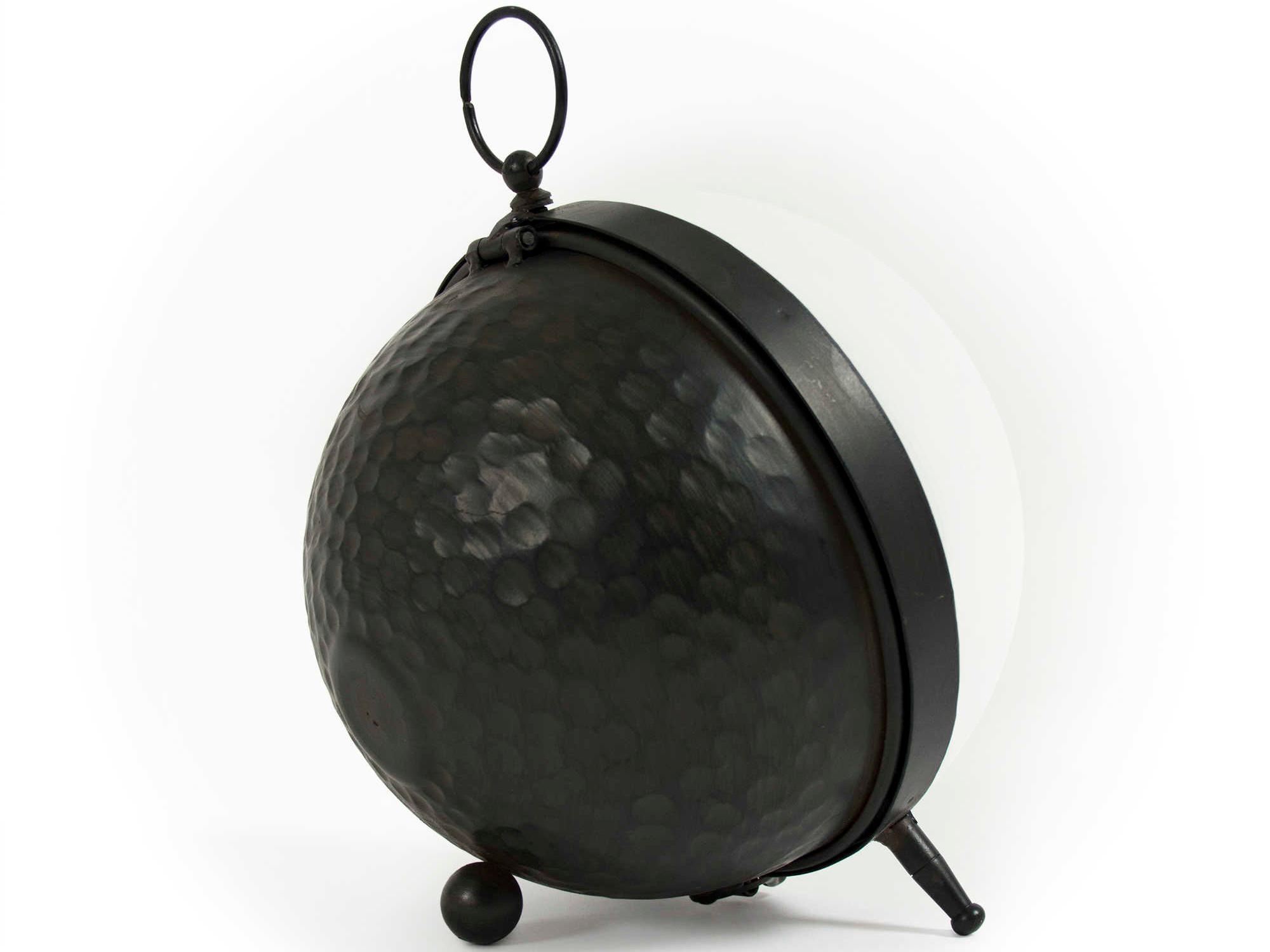 Zentique Dark Grey Round Iron Clock