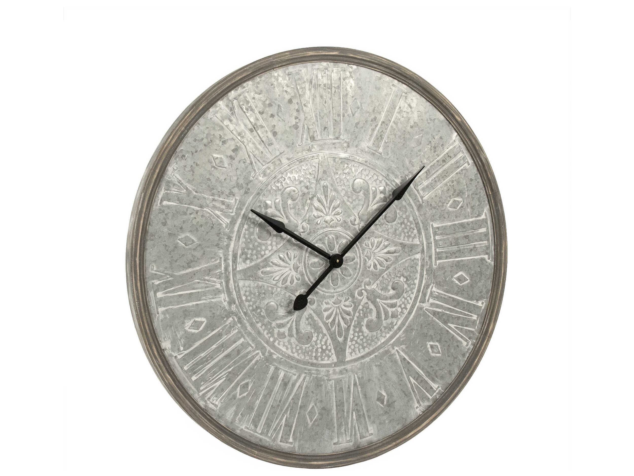 Zentique Wooden Frame Iron Wall Clocks