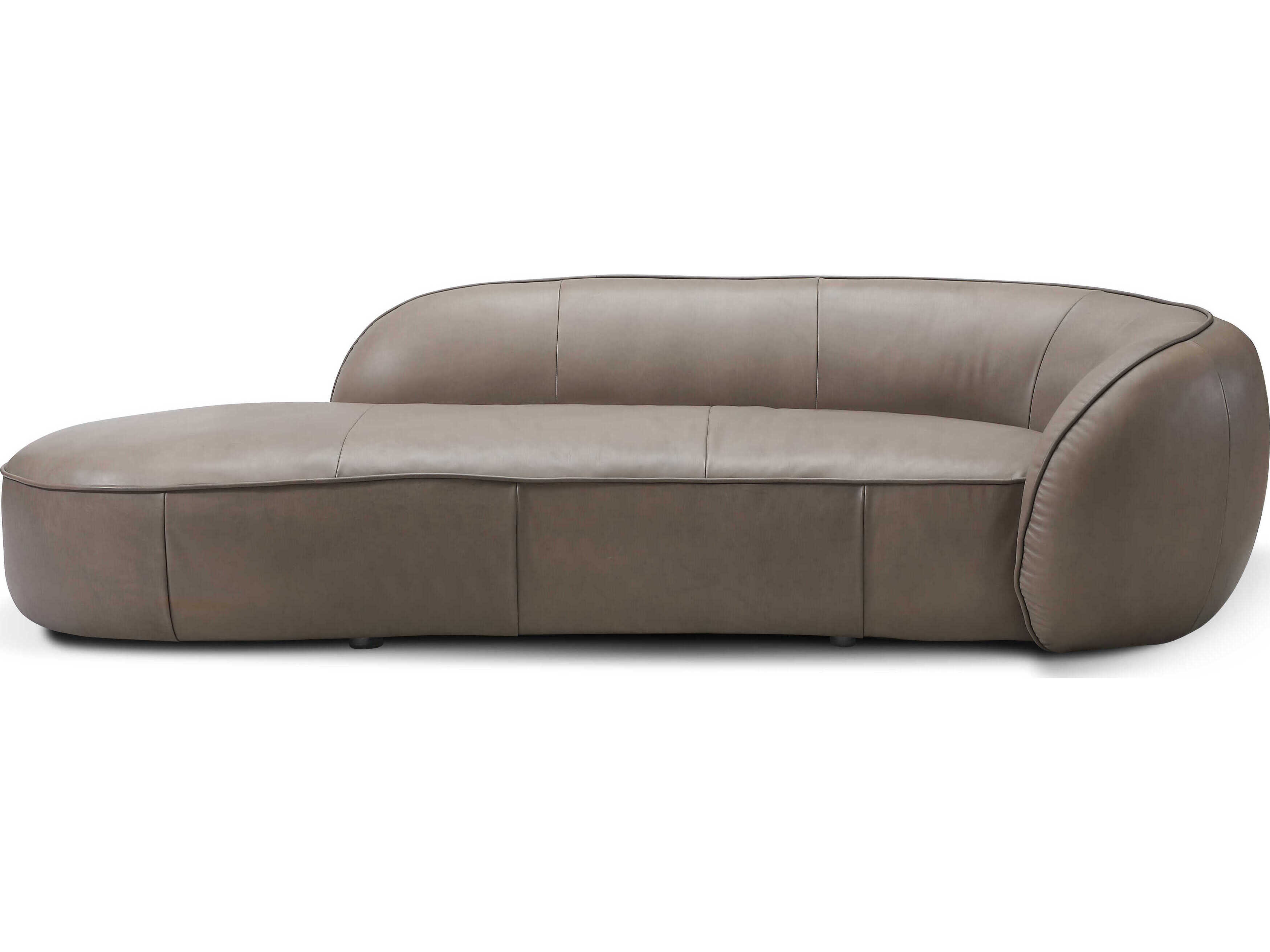 Zentique Nuvola Grey Leather Sofa