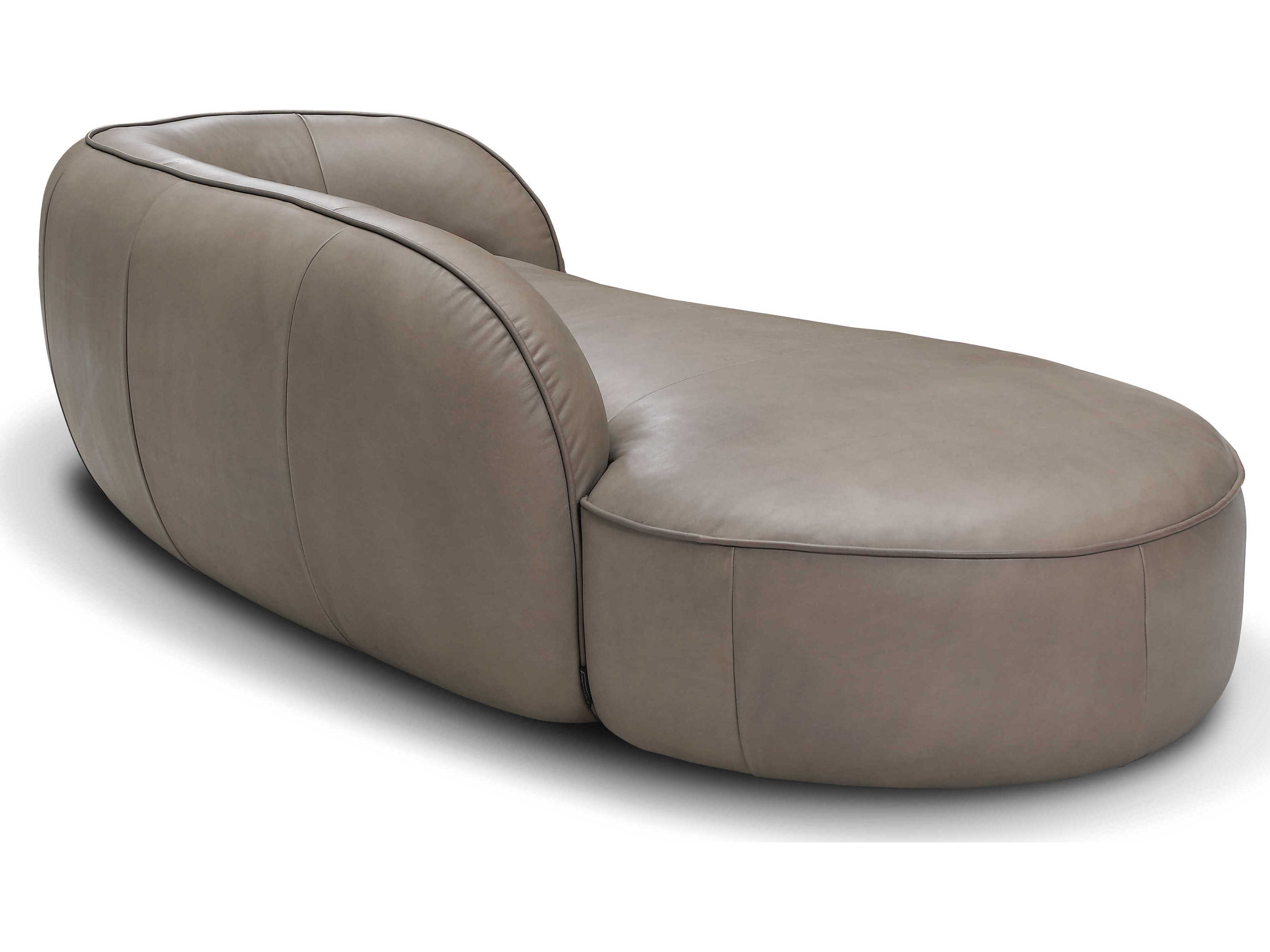 Zentique Nuvola Grey Leather Sofa