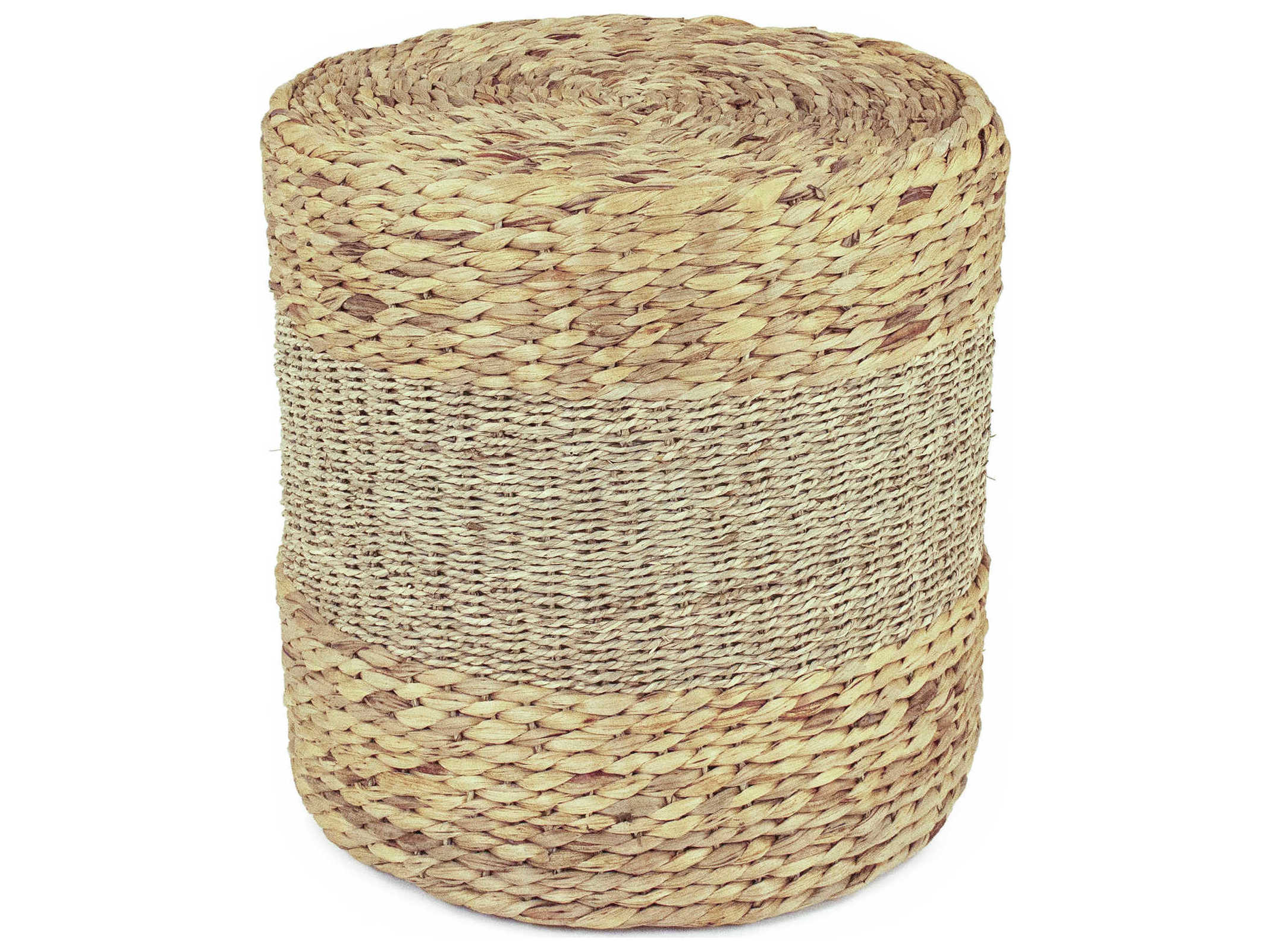 Zentique Brown Ottoman