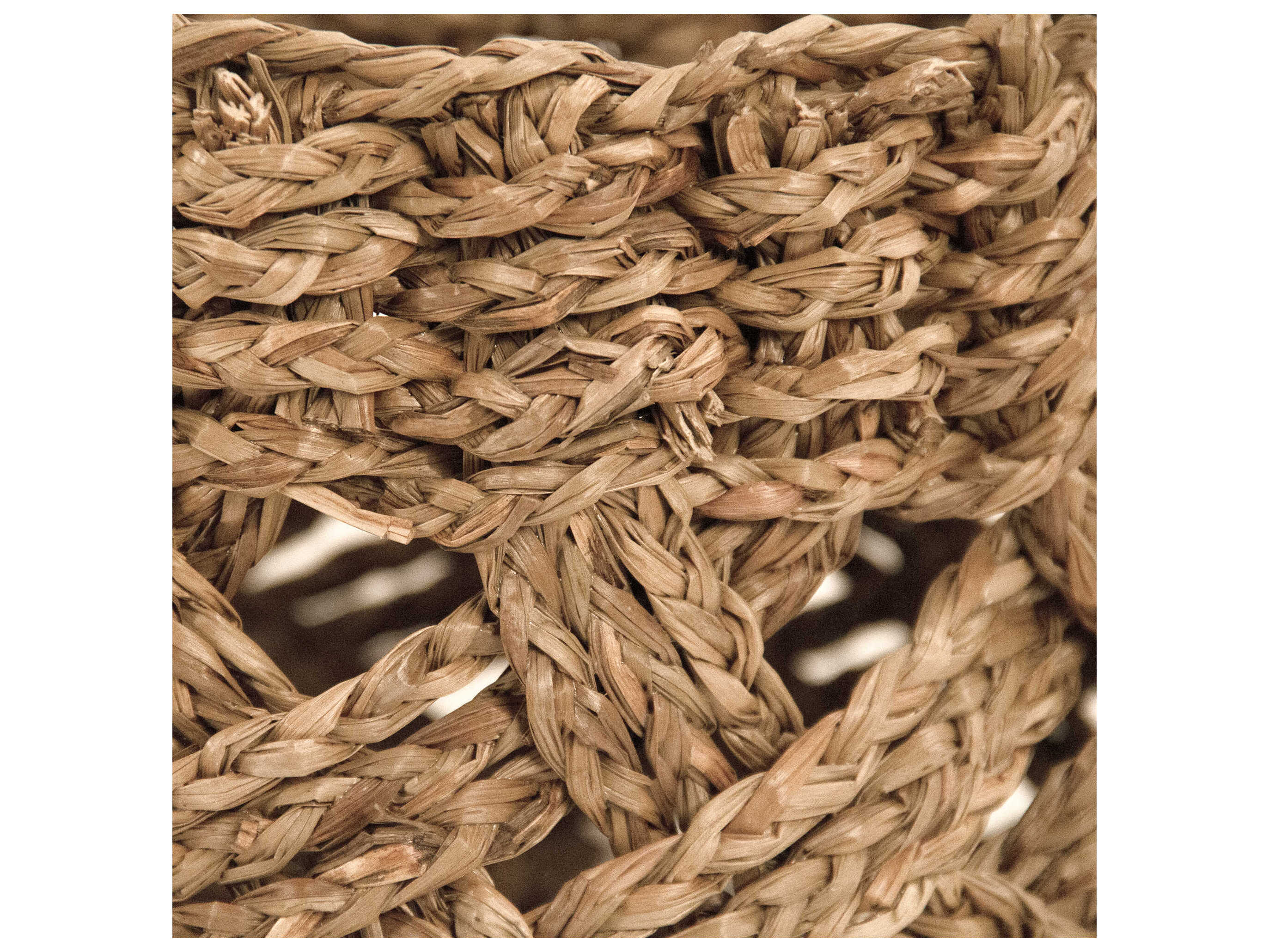 Zentique Woven Dark Brown Storage Bin Medium