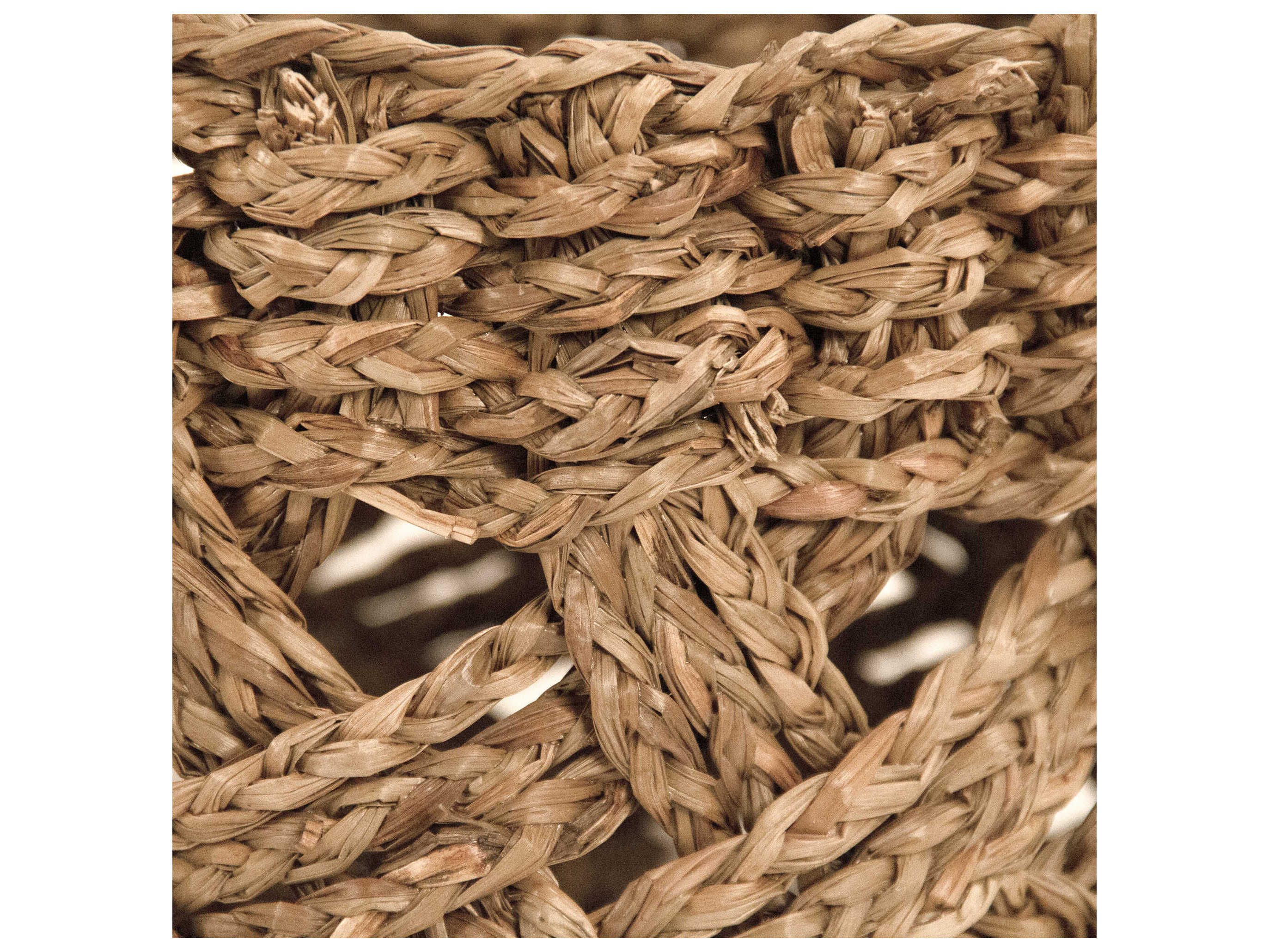 Zentique Woven Dark Brown Storage Bin Small