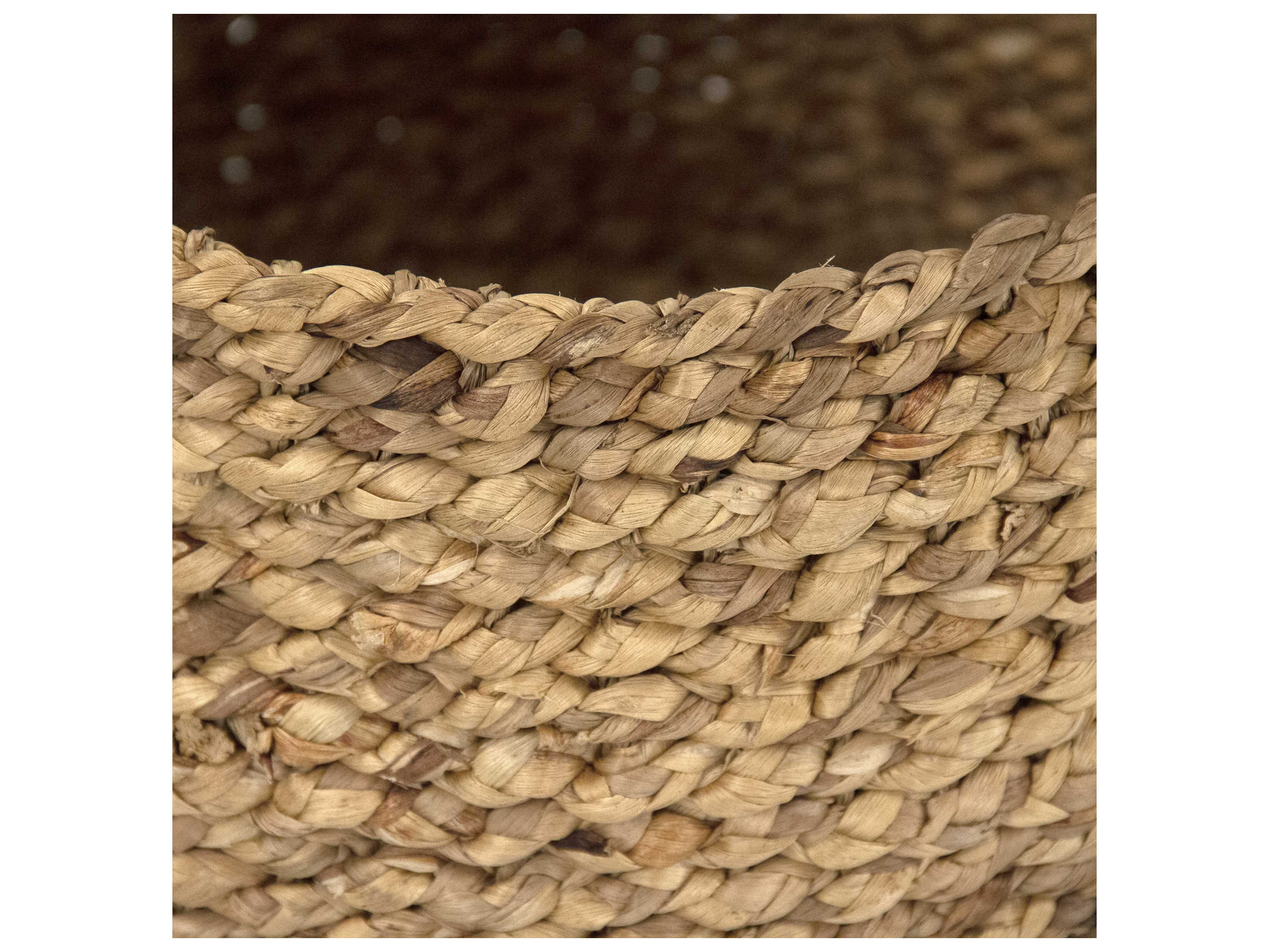 Zentique Brown 10" Woven Basket