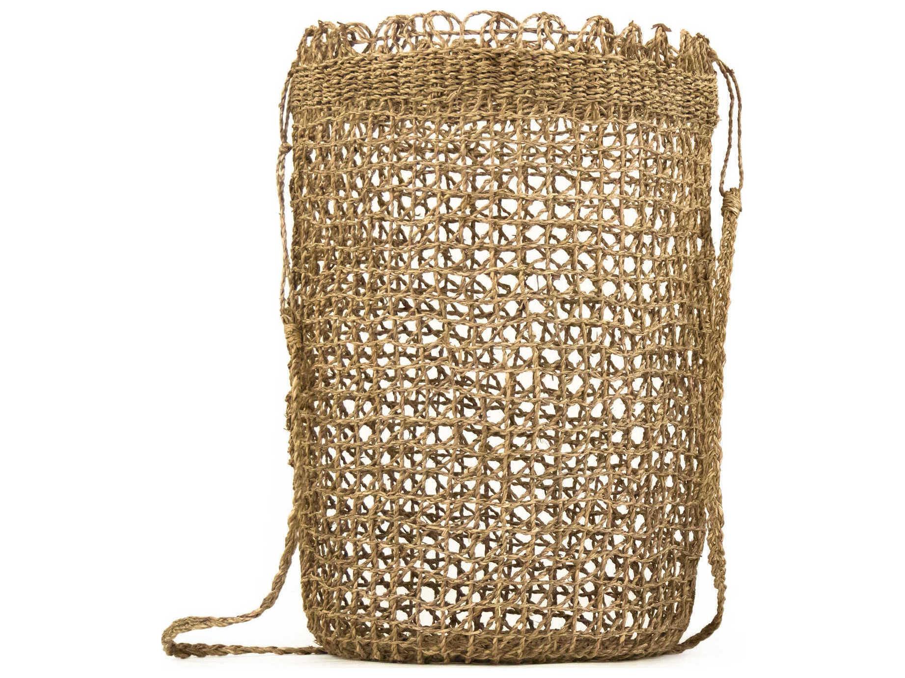 Zentique Brown 24" High Woven Basket