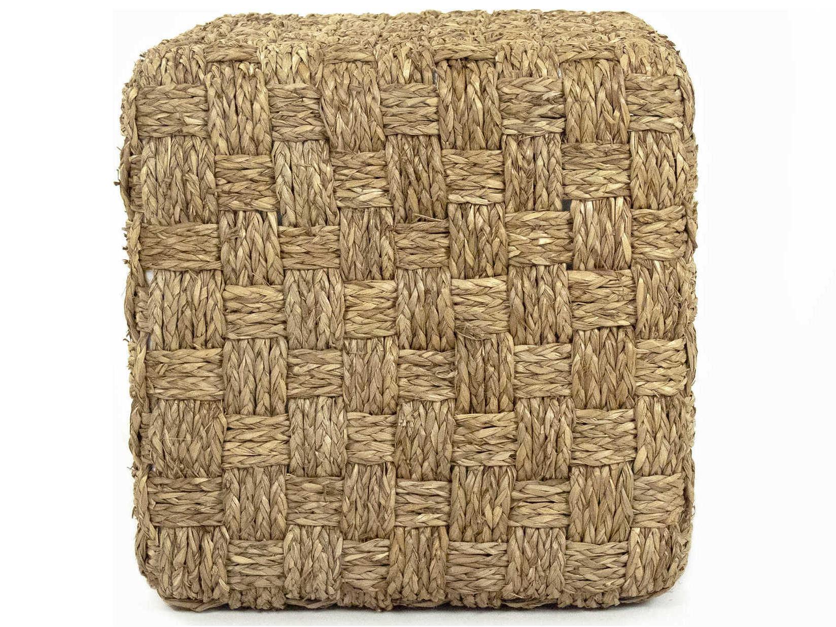 Zentique Brown Ottoman