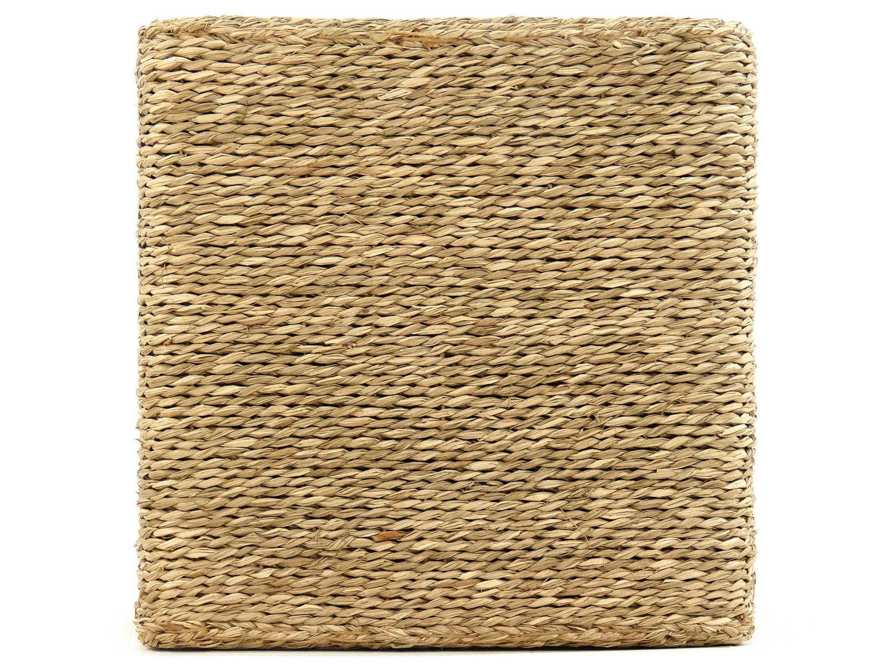 Zentique Brown Ottoman