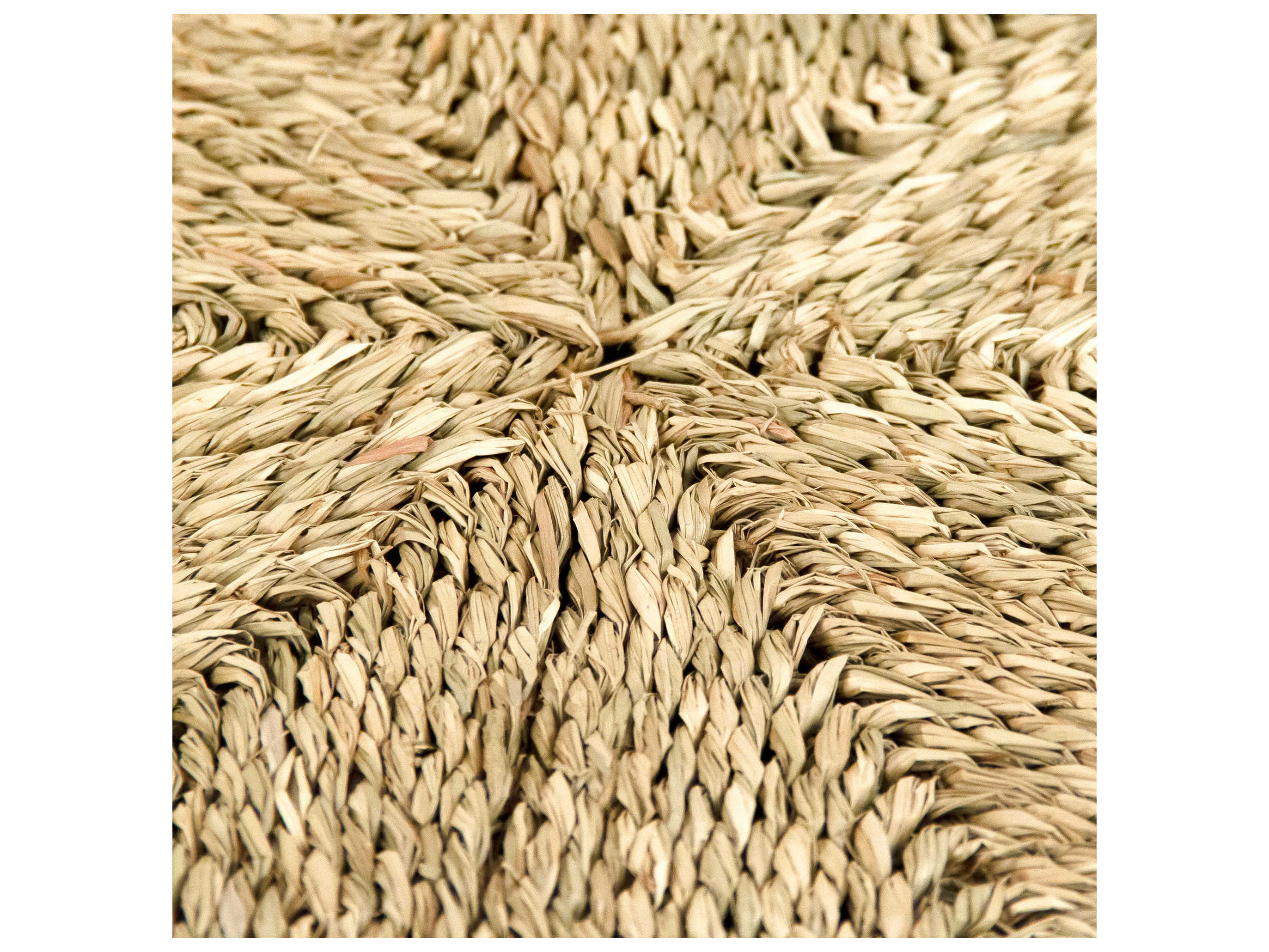 Zentique Brown Ottoman