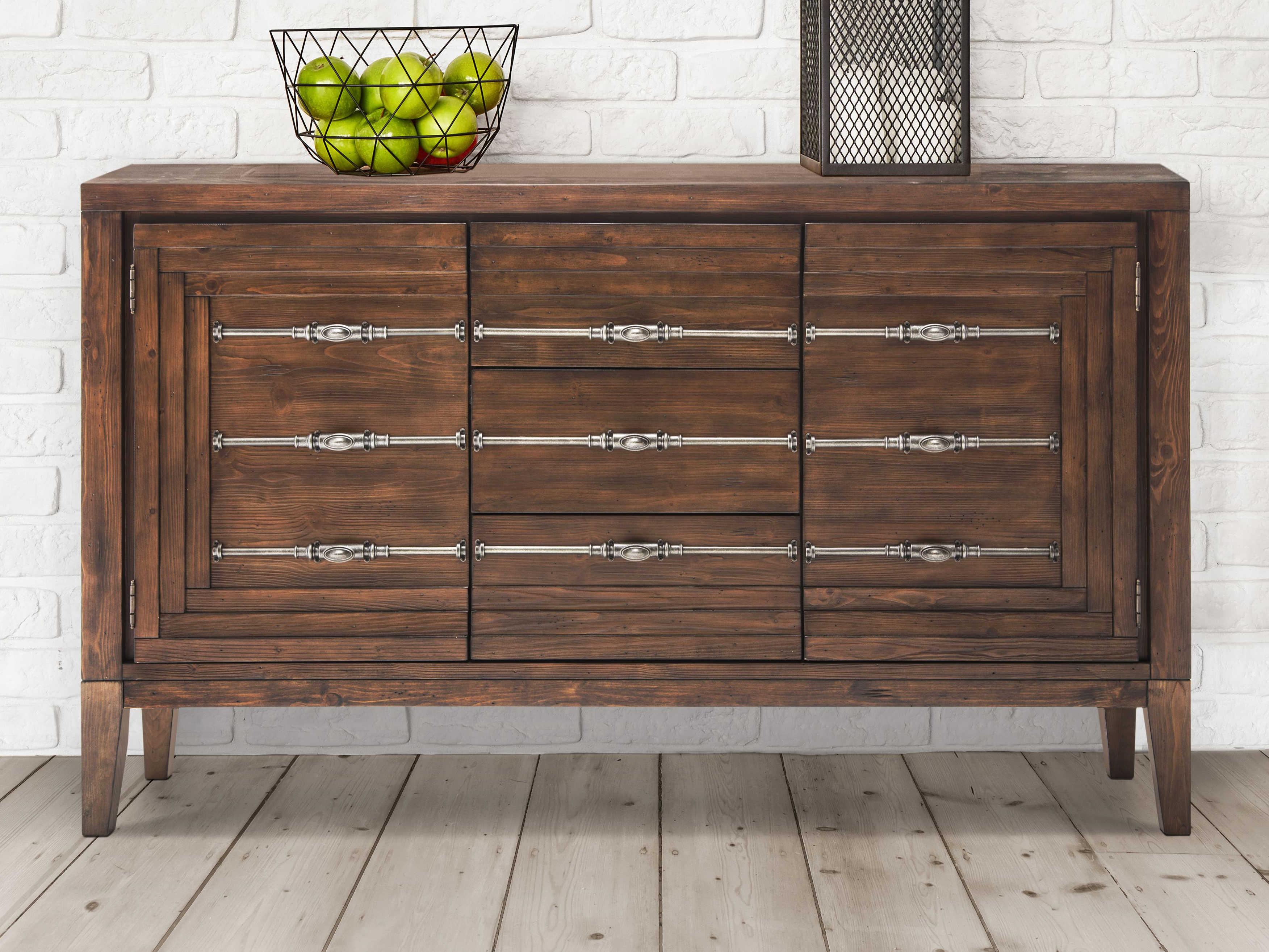Michael Amini Carrollton 68" Spruce Wood Sideboard