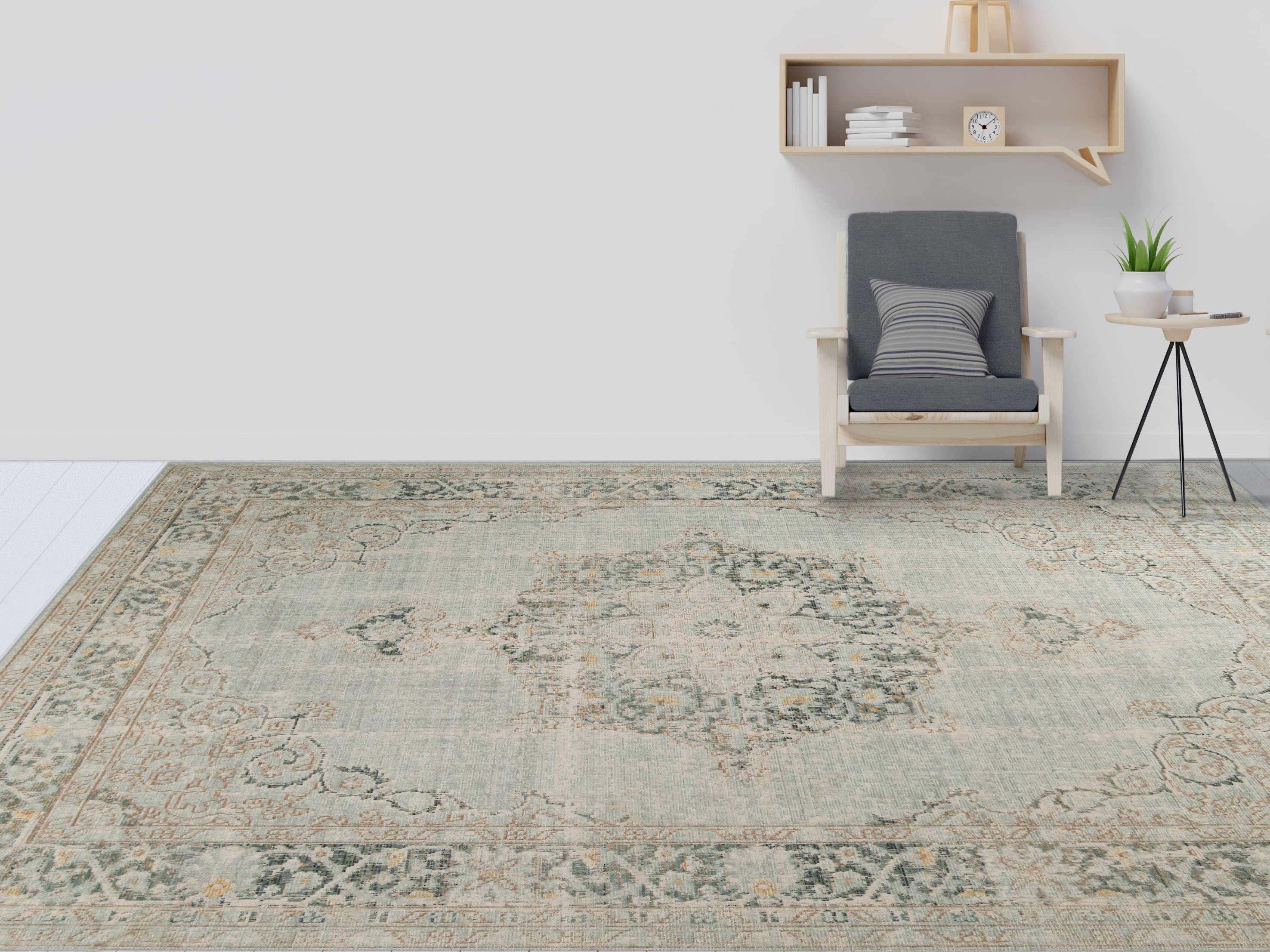 Amer Rugs Narcenia Bordered Area Rug