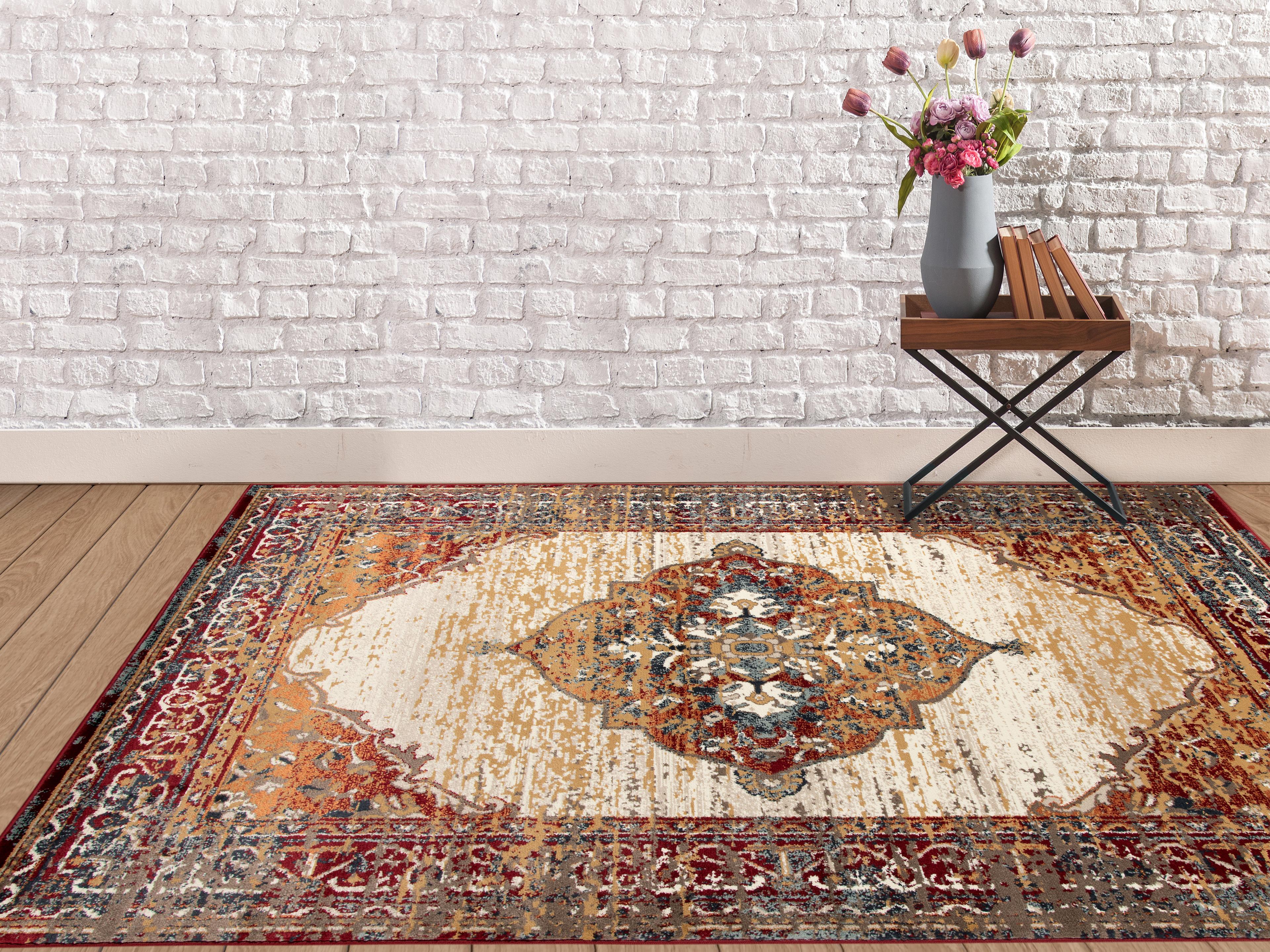Amer Rugs Rellurata Bordered Area Rug