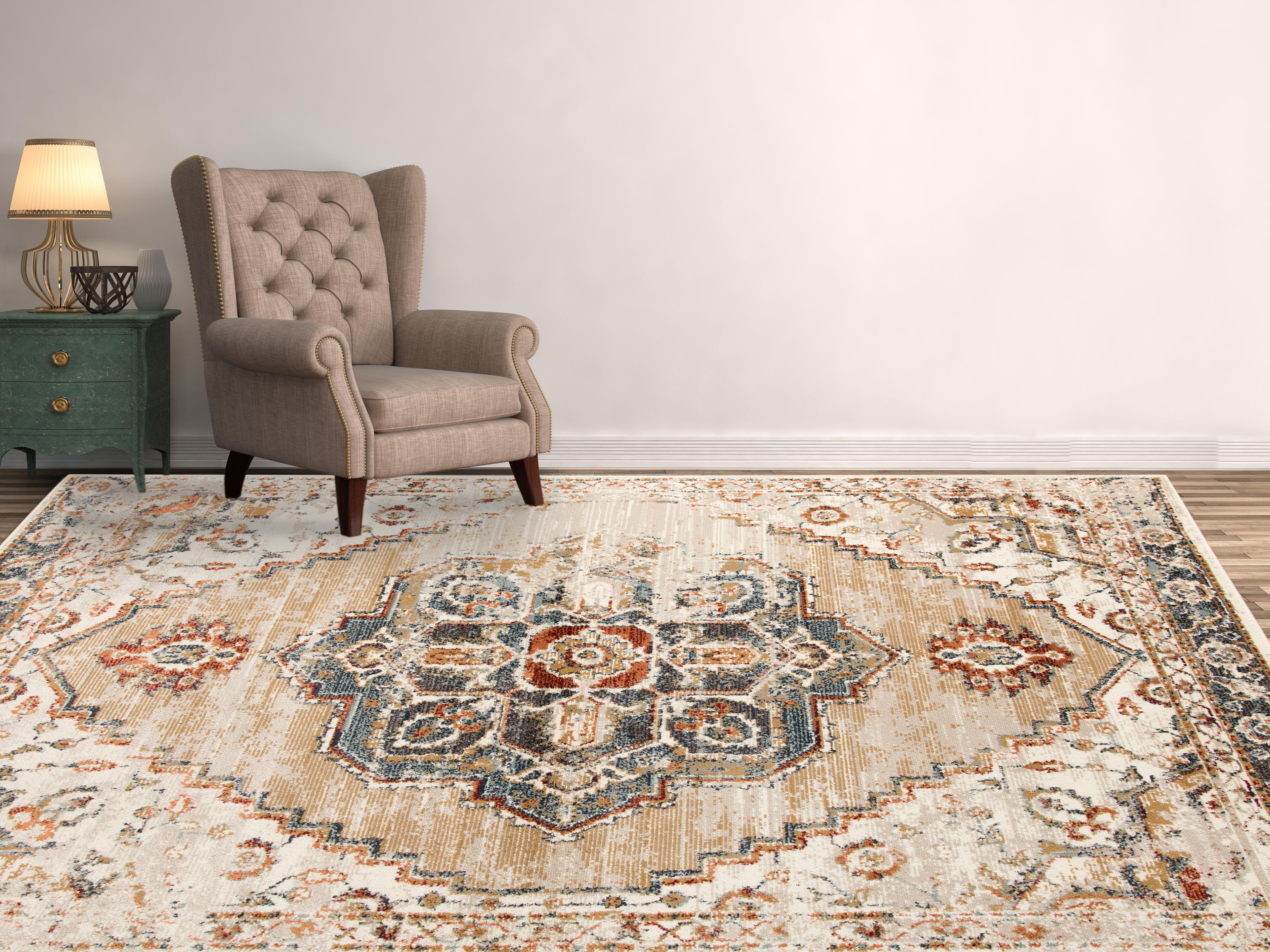 Amer Rugs Rellurata Bordered Area Rug