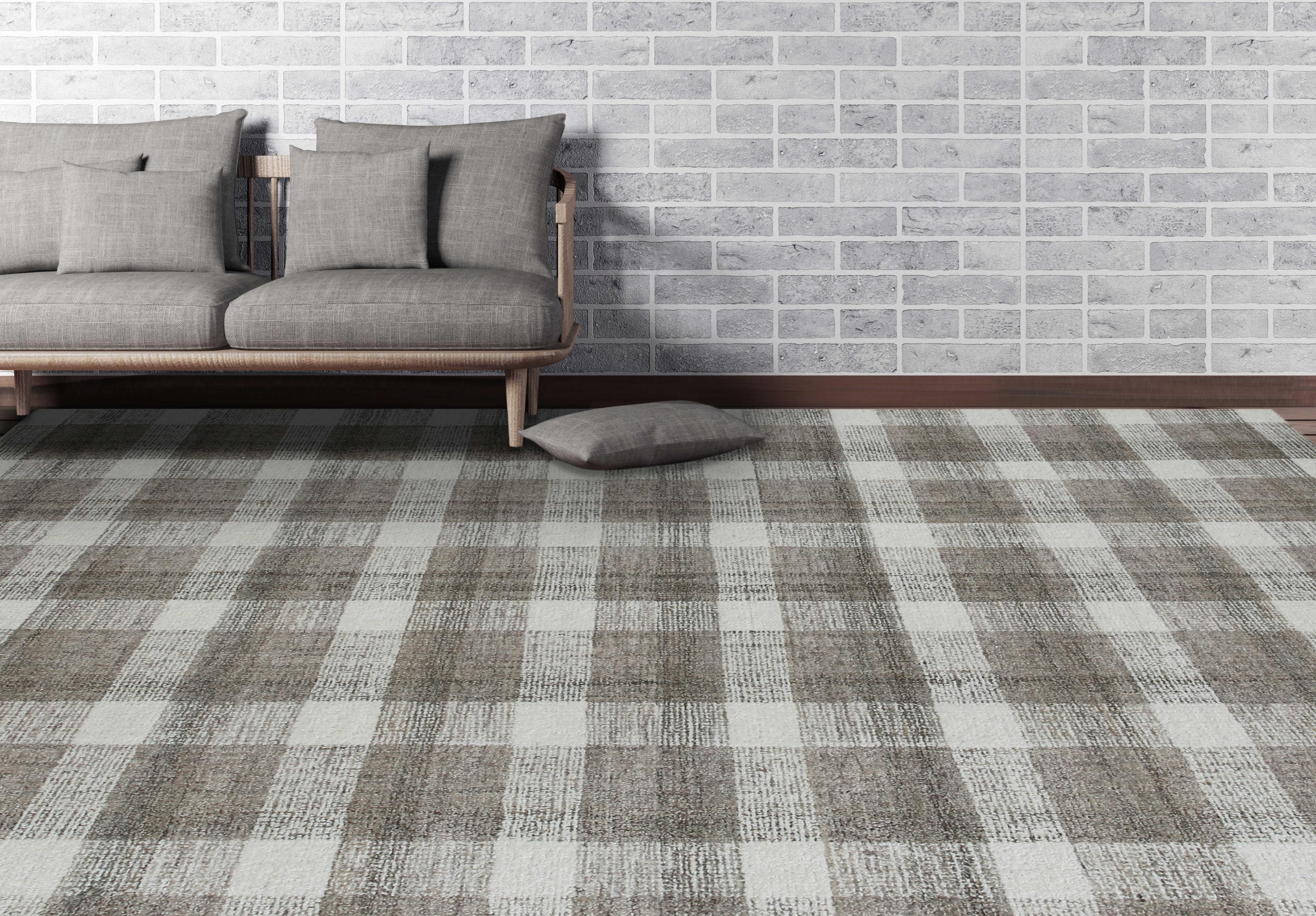 Amer Rugs Tartan Striped Area Rug