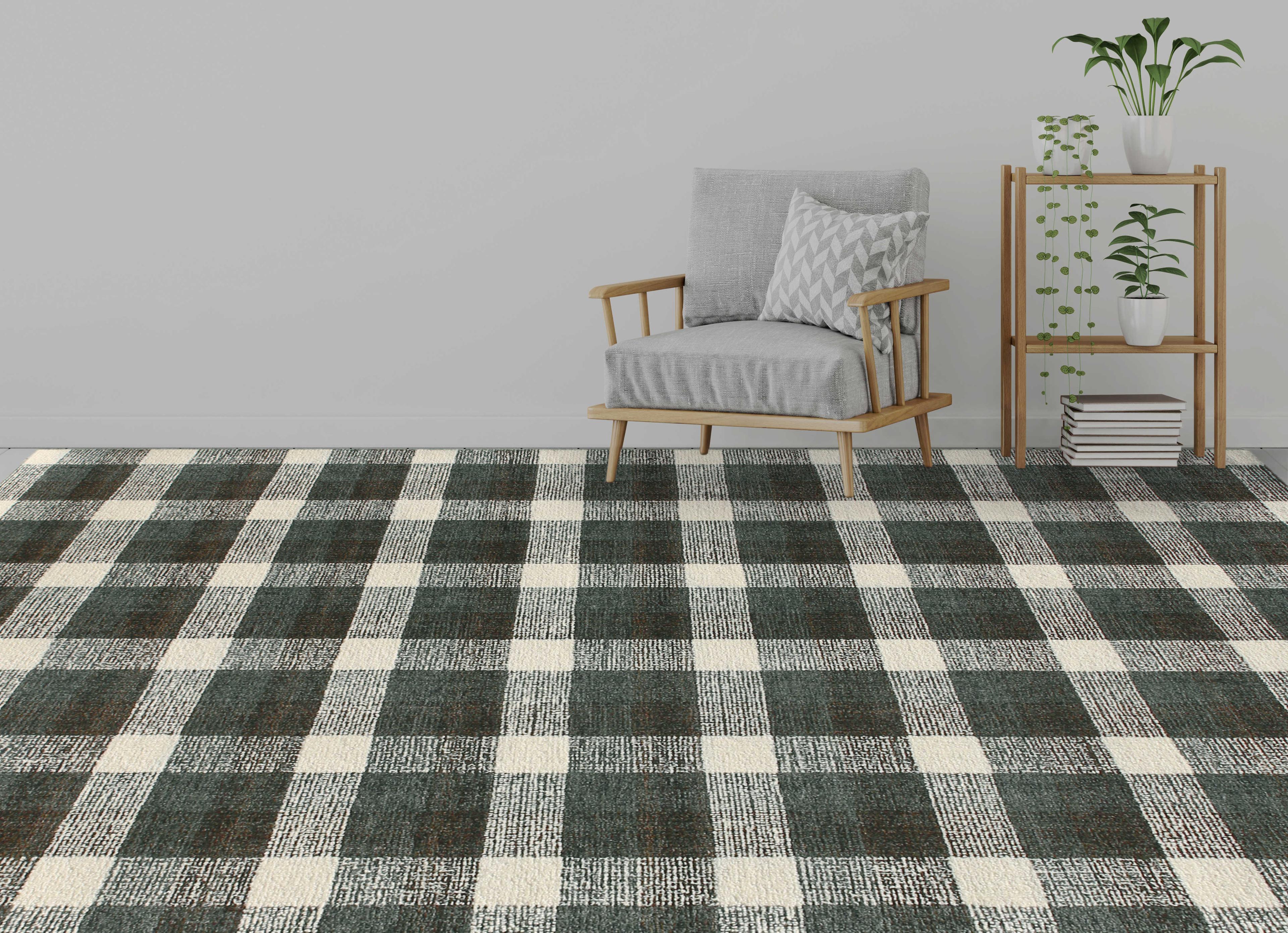 Amer Rugs Tartan Striped Area Rug