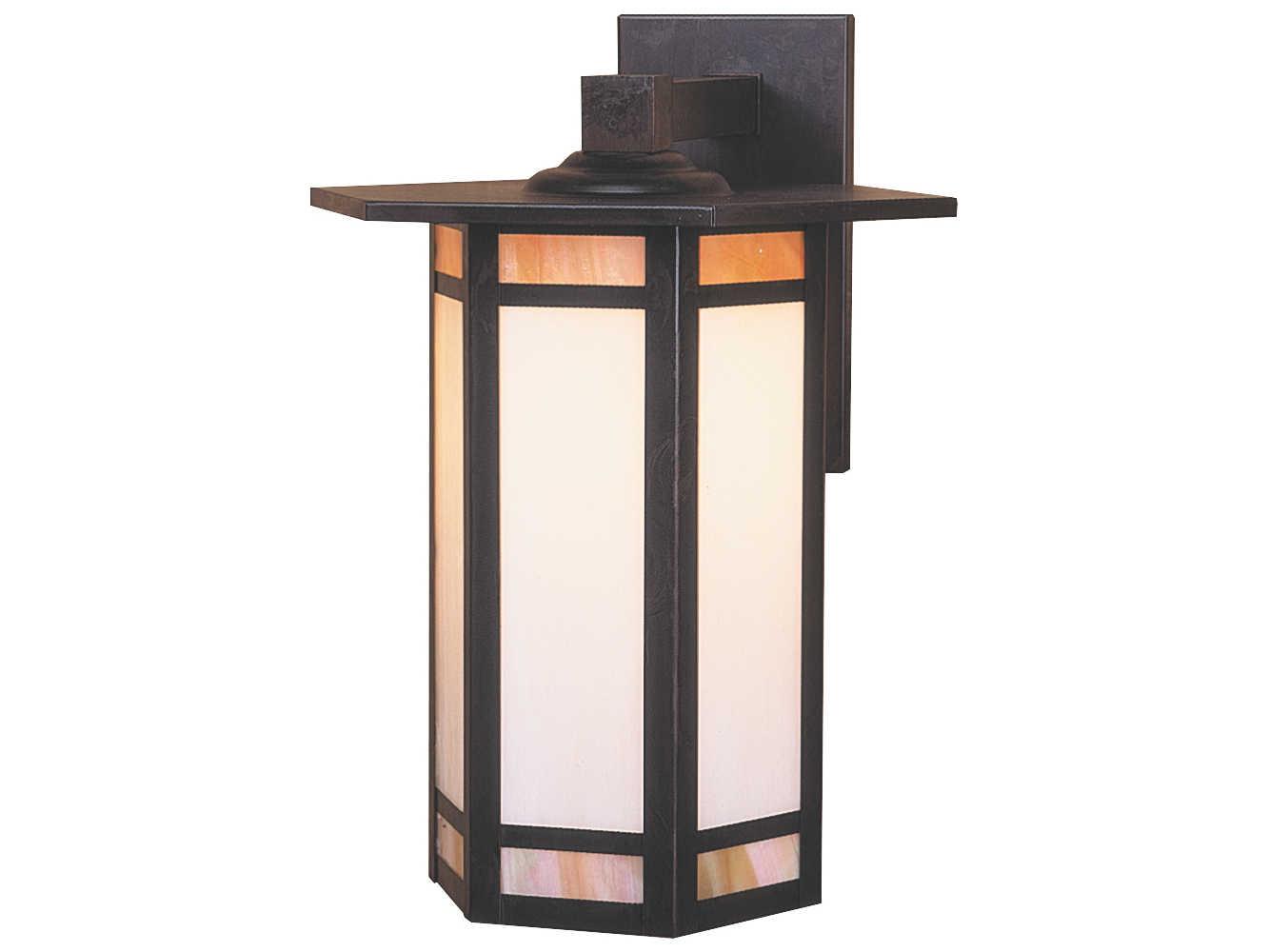 Arroyo Craftsman Etoile 1 - Light Glass Outdoor Wall Light