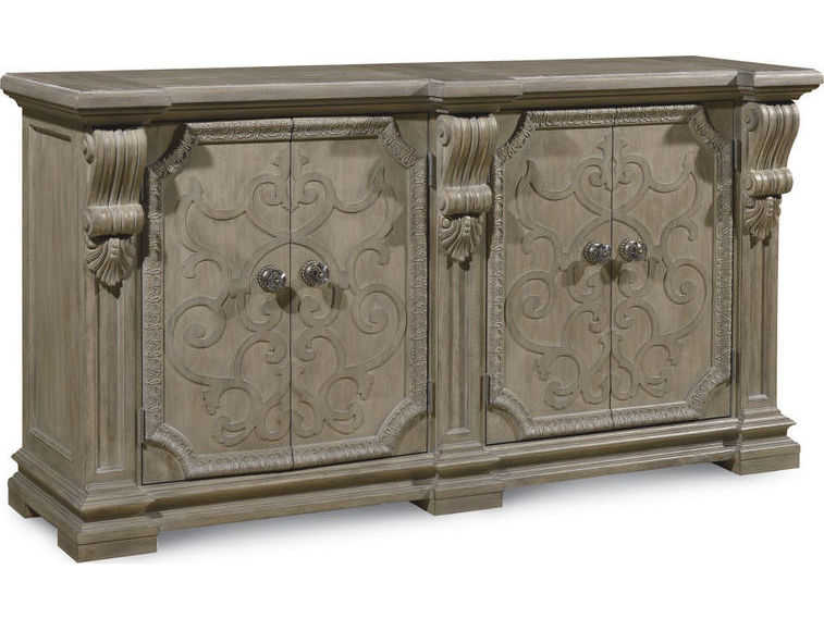 A.R.T. Furniture Arch Salvage Wren 76" Elm Wood Parch Sideboard