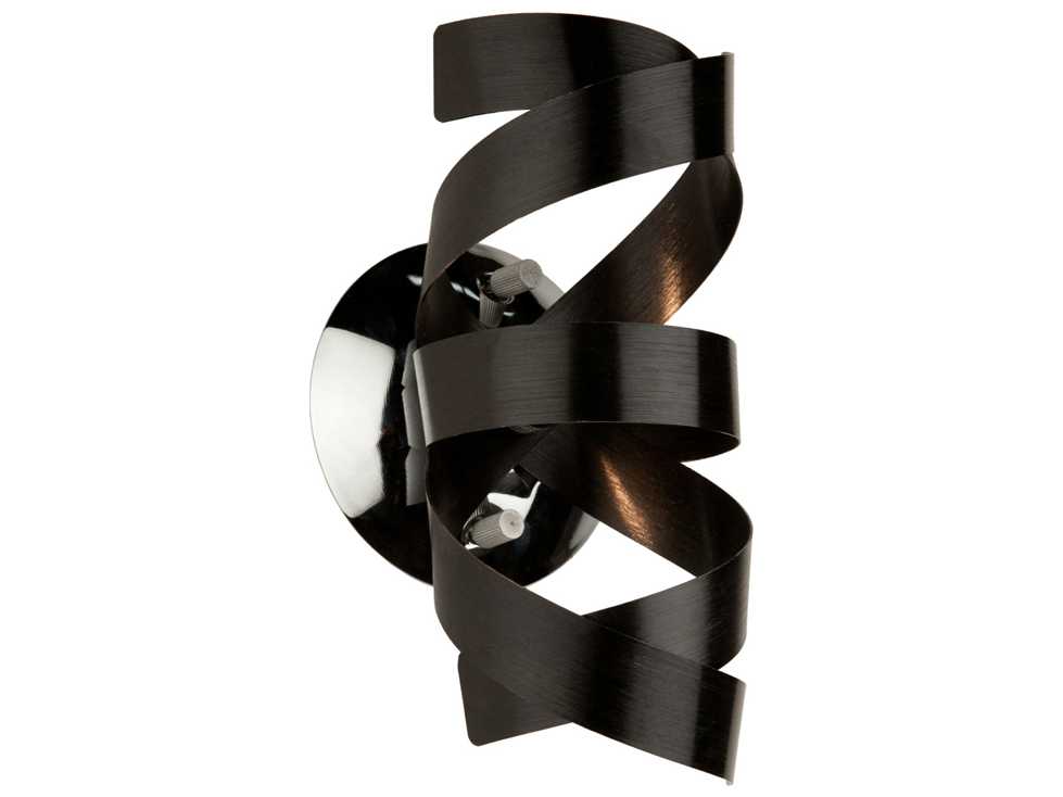 Artcraft Bel Air 1-Light Metallic Black LED Wall Sconce