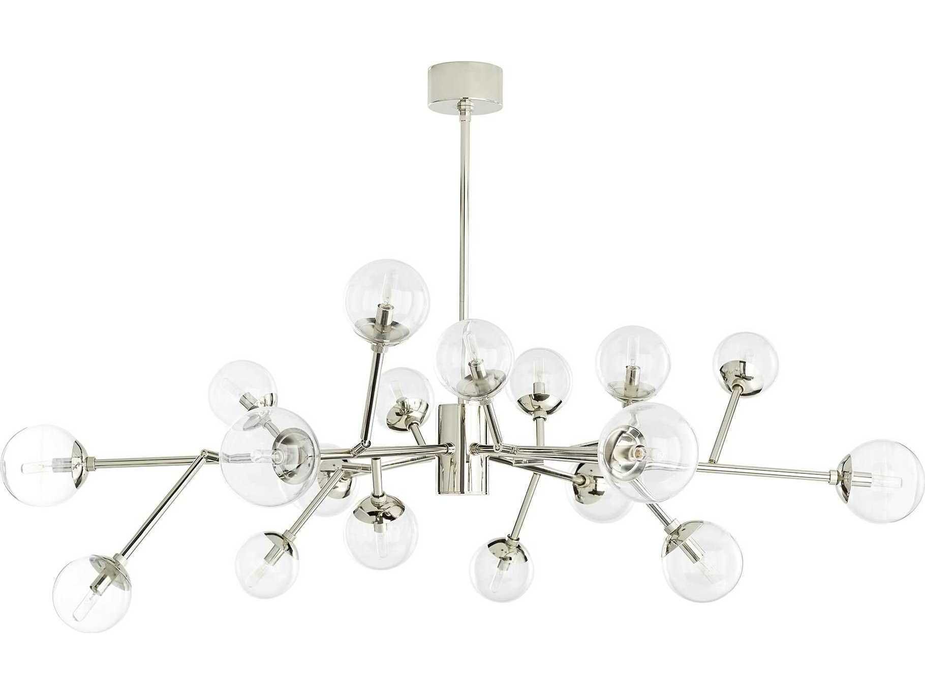 Arteriors Home Dallas  18-Light Polished Nickel Globe Chandelier
