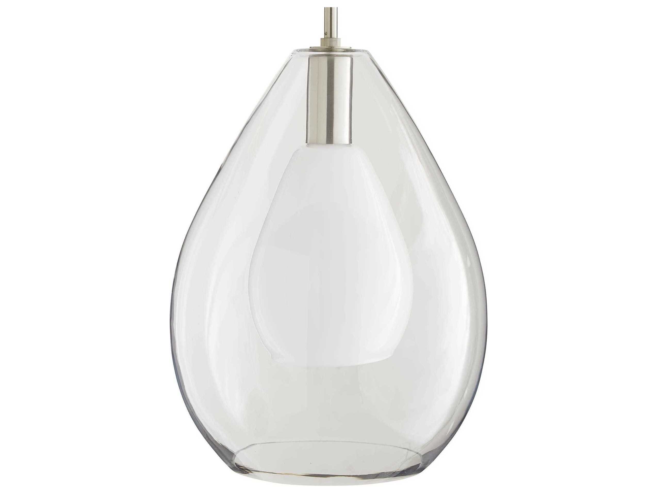 Arteriors Home Nala  1-Light Brushed Nickel Pendant