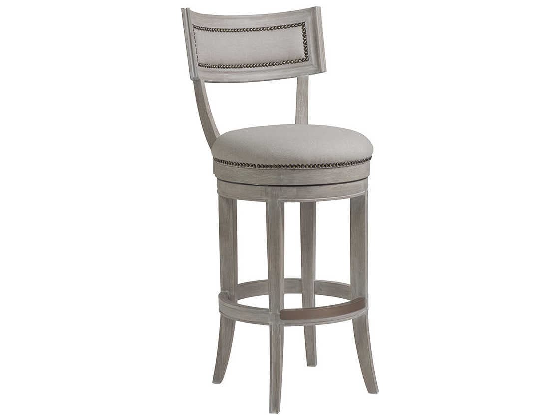 Artistica Apertif Swivel Upholstered Bianco Bar Stool