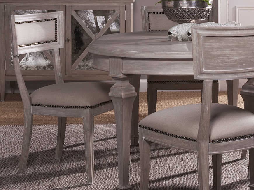 Artistica Apertif Gray Upholstered Side Dining Chair