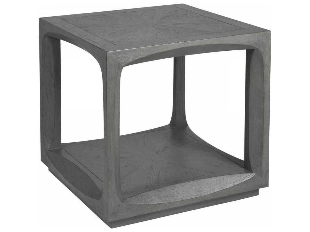 Artistica Appellation Square Wood Gray End Table