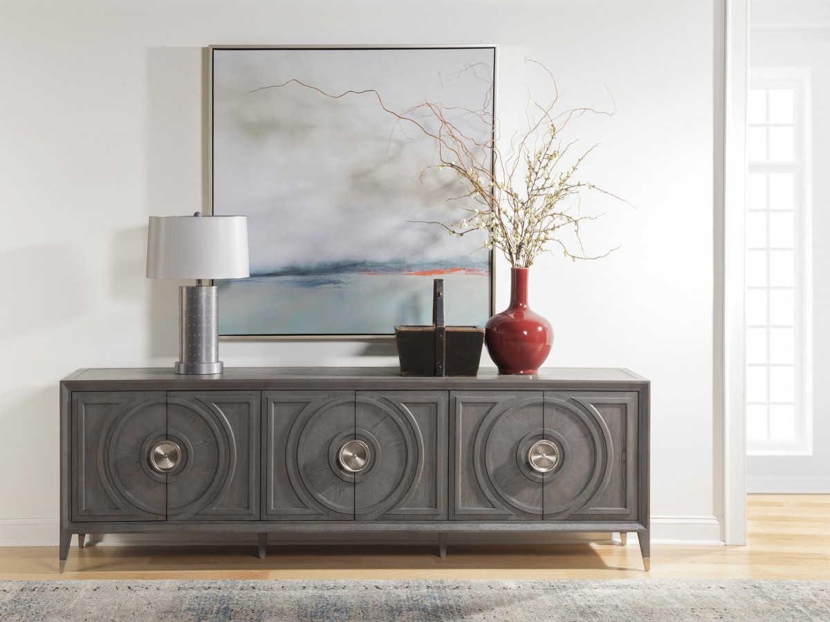 Artistica Appellation Long 94" Gray Media Console