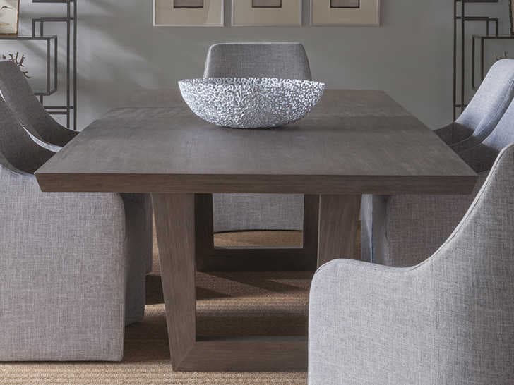 Artistica Brio Rectangular Wood Grigio Dining Table