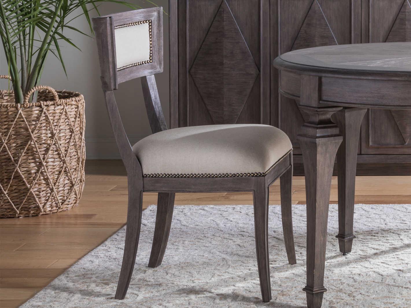 Artistica Cohesion Program Aperitif Brown Upholstered Side Dining Chair