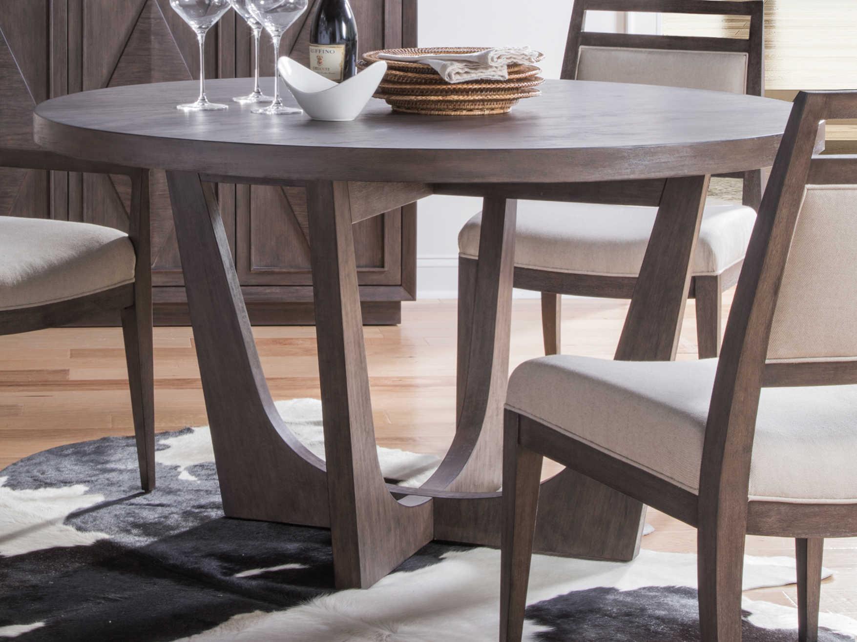 Artistica Cohesion Program Brio Round Wood Antico Dining Table