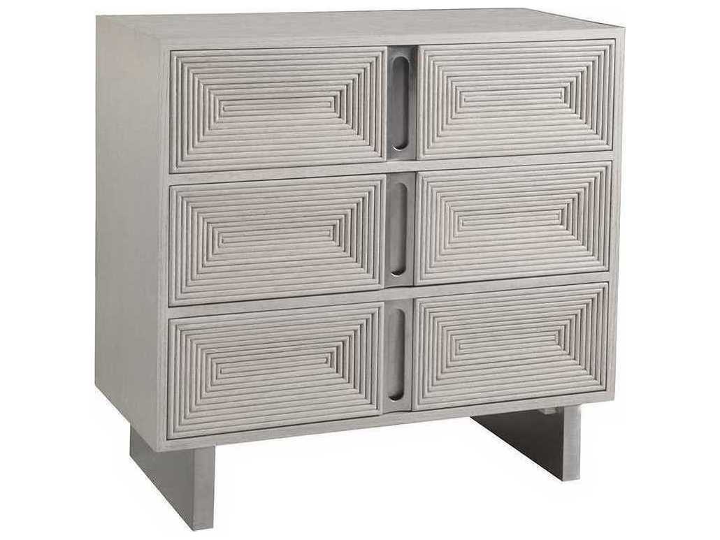 Artistica Gradient 3-Drawers Gray Oak Wood Dresser