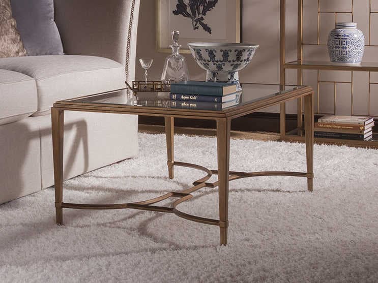 Artistica Sangiovese Rectangular Glass Cocktail Table