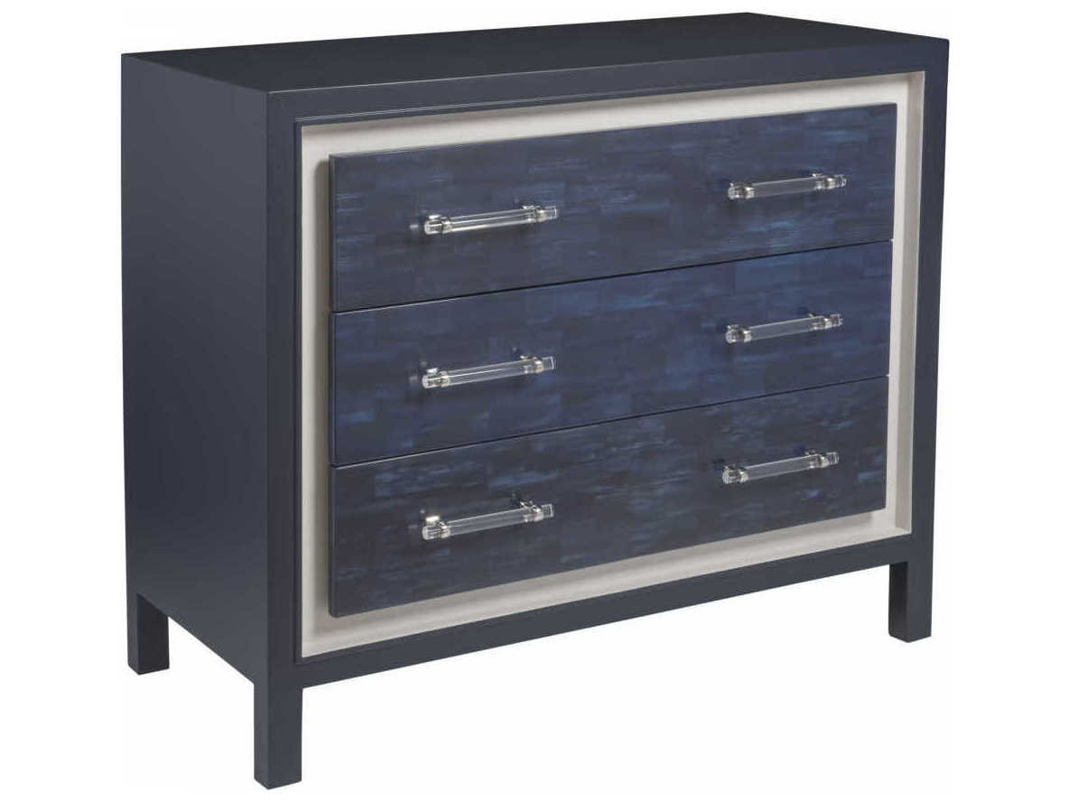 Artistica Signature Designs 3-Drawers Navy Blue Accent Chest