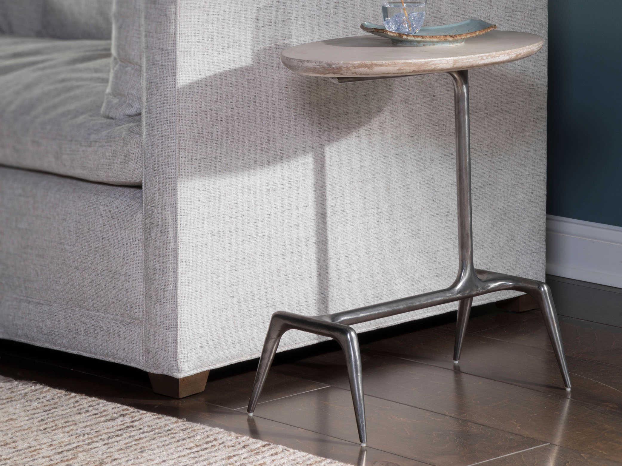 Artistica Signature Designs Wilder Oval Stone End Table