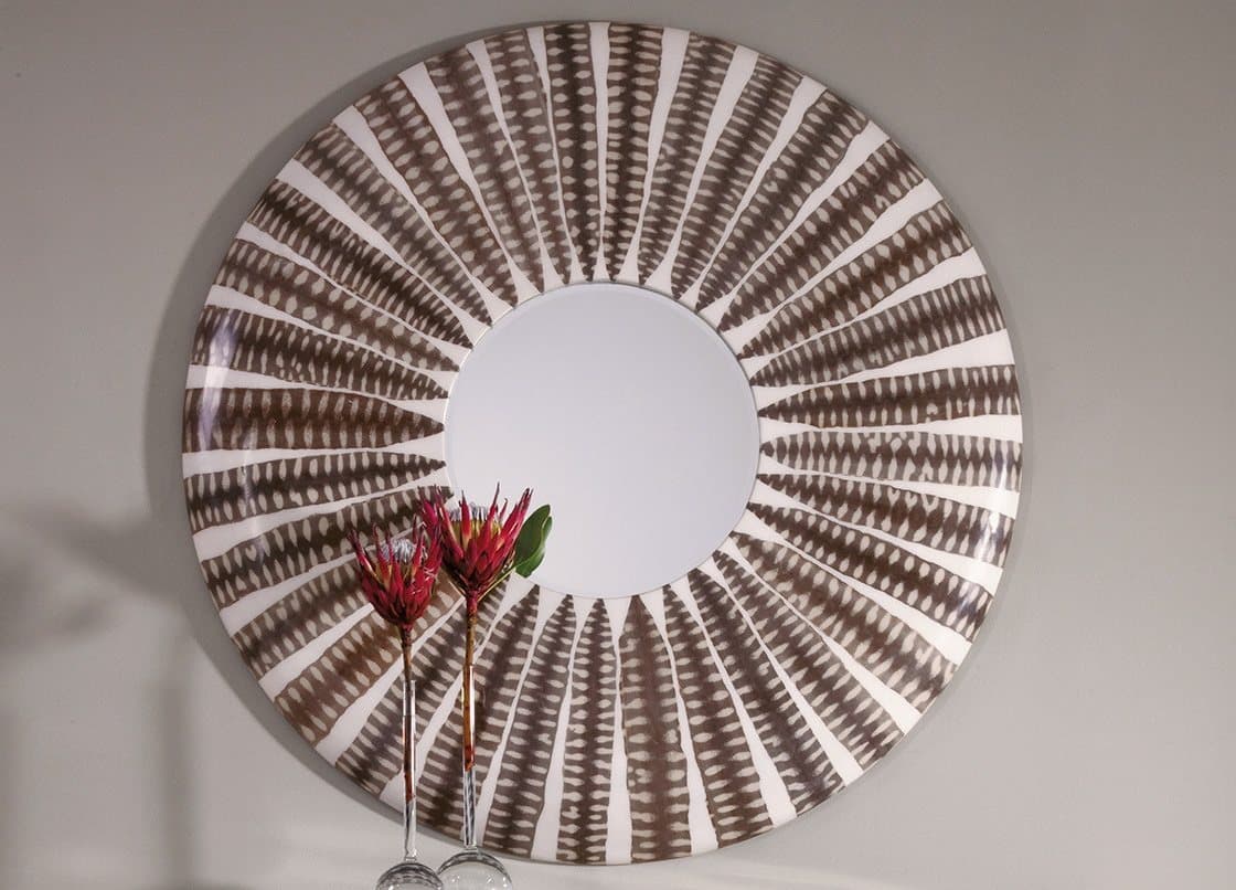Artistica Sulu Sea Snake Round Wall Mirror