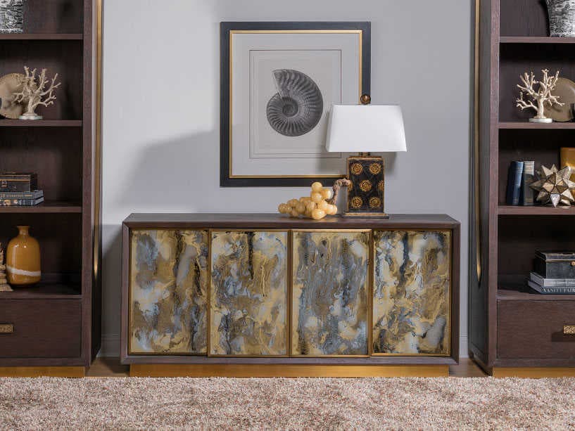 Artistica Verbatim 75" Hardwood Media Console