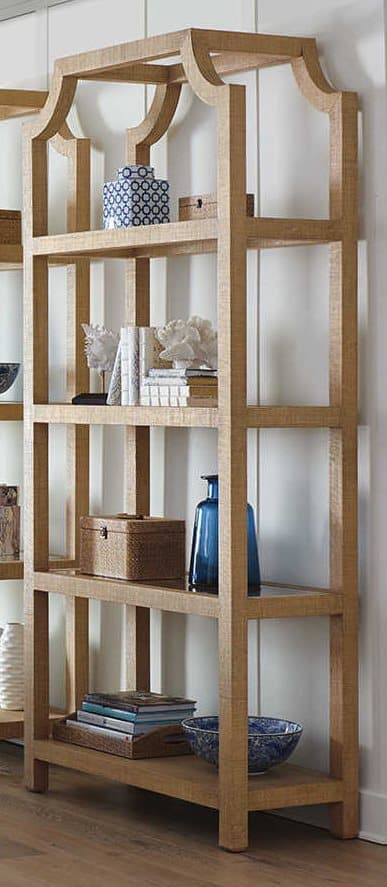 Barclay Butera Newport Beachcomber Raffia Etagere