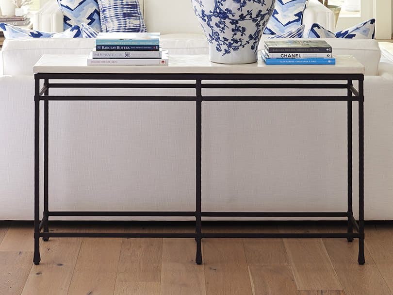 Barclay Butera Newport Breakwater Rectangular Sandstone Console Table